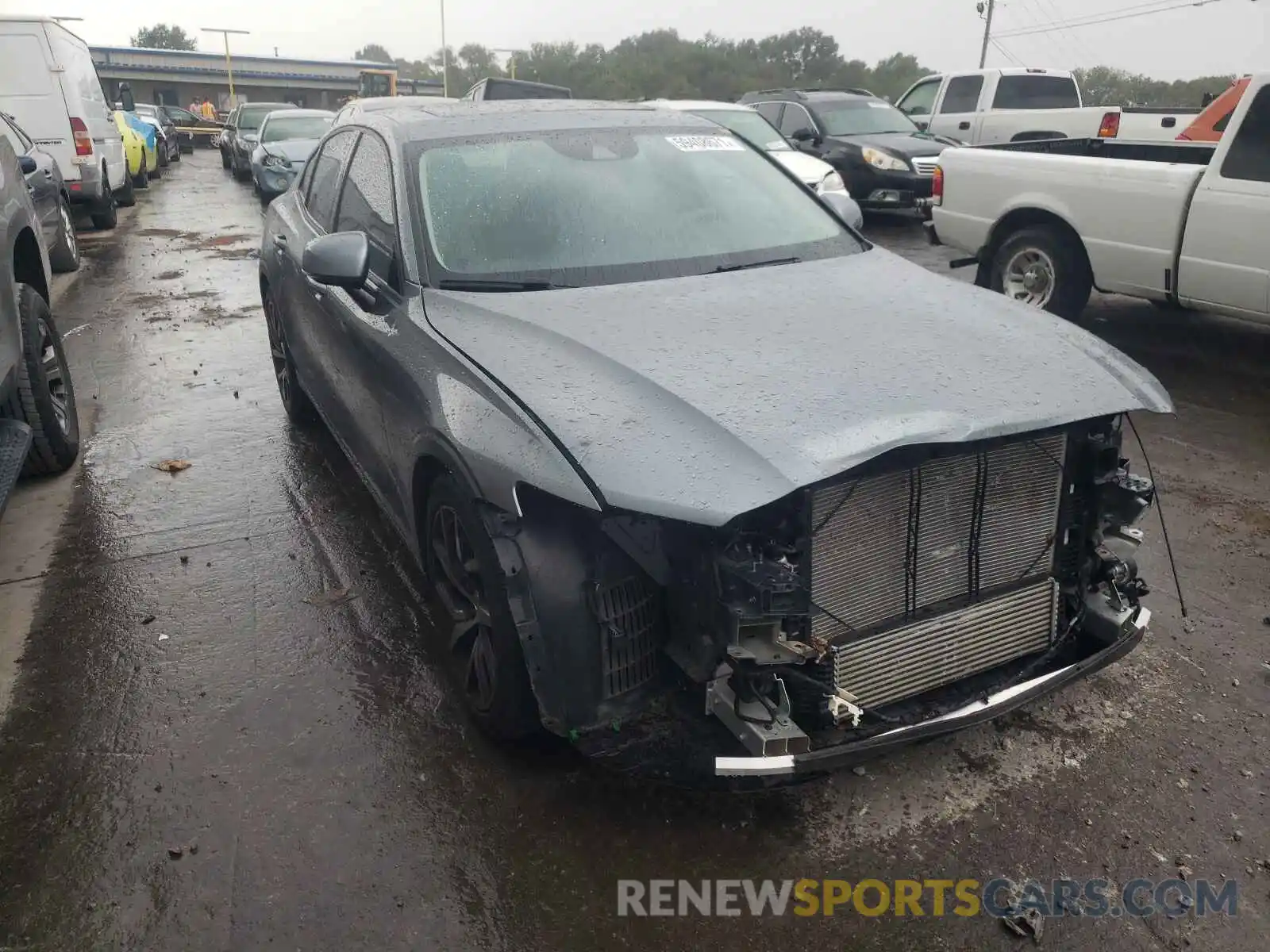 1 Photograph of a damaged car 7JRA22TK9KG010495 VOLVO S60 2019