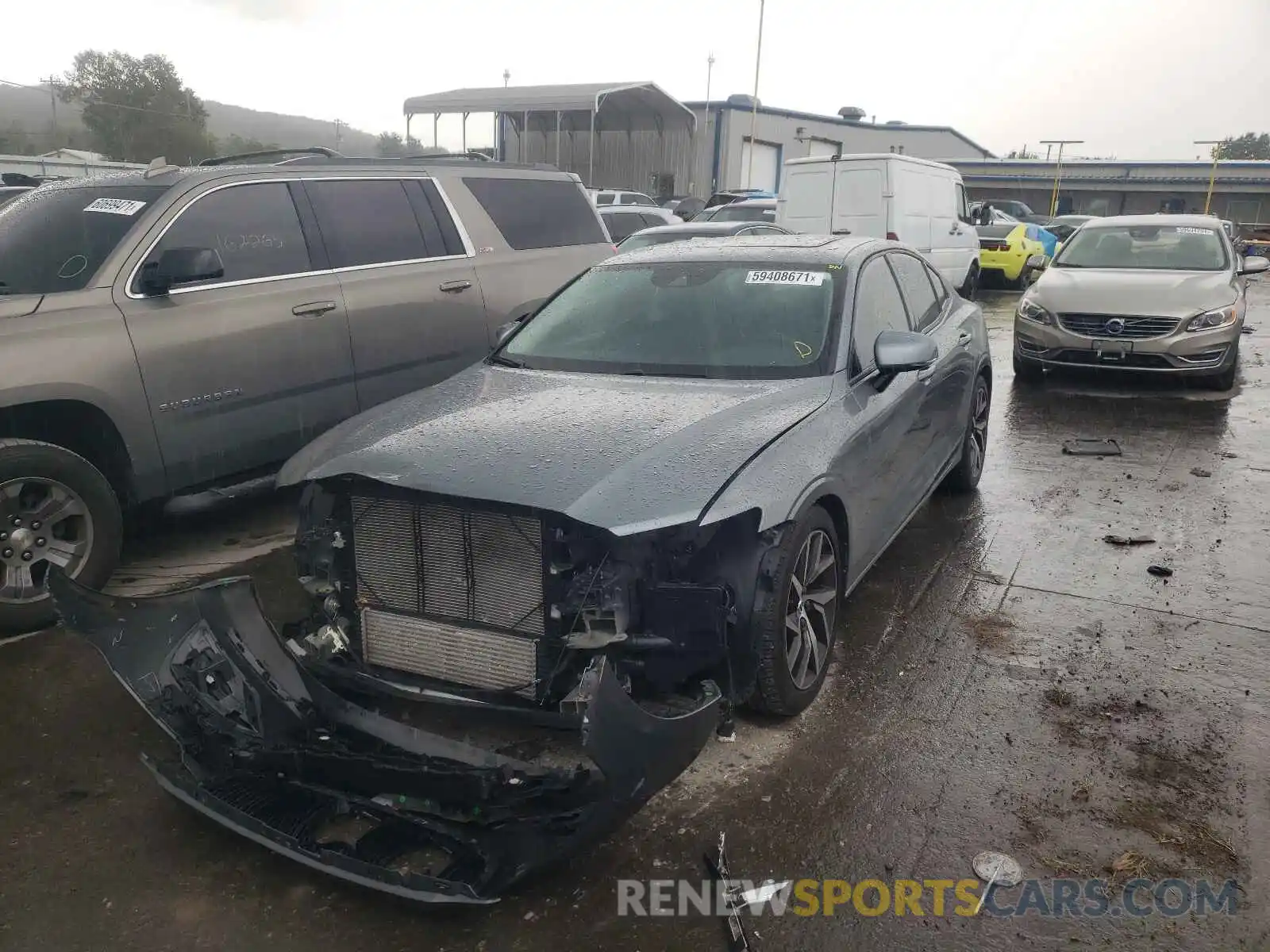 2 Фотография поврежденного автомобиля 7JRA22TK9KG010495 VOLVO S60 2019