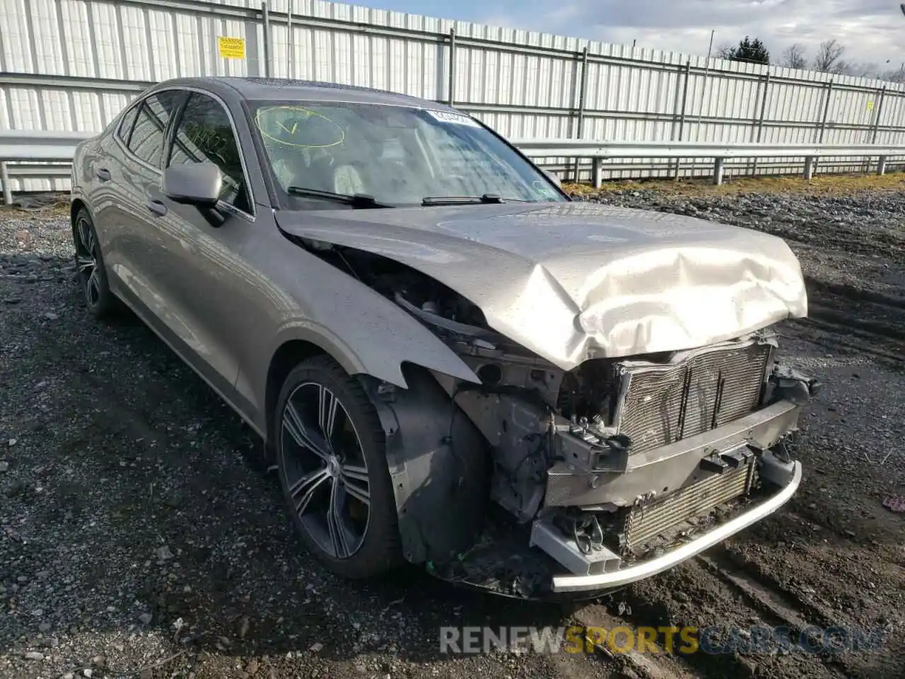 1 Photograph of a damaged car 7JRA22TL2KG000707 VOLVO S60 2019