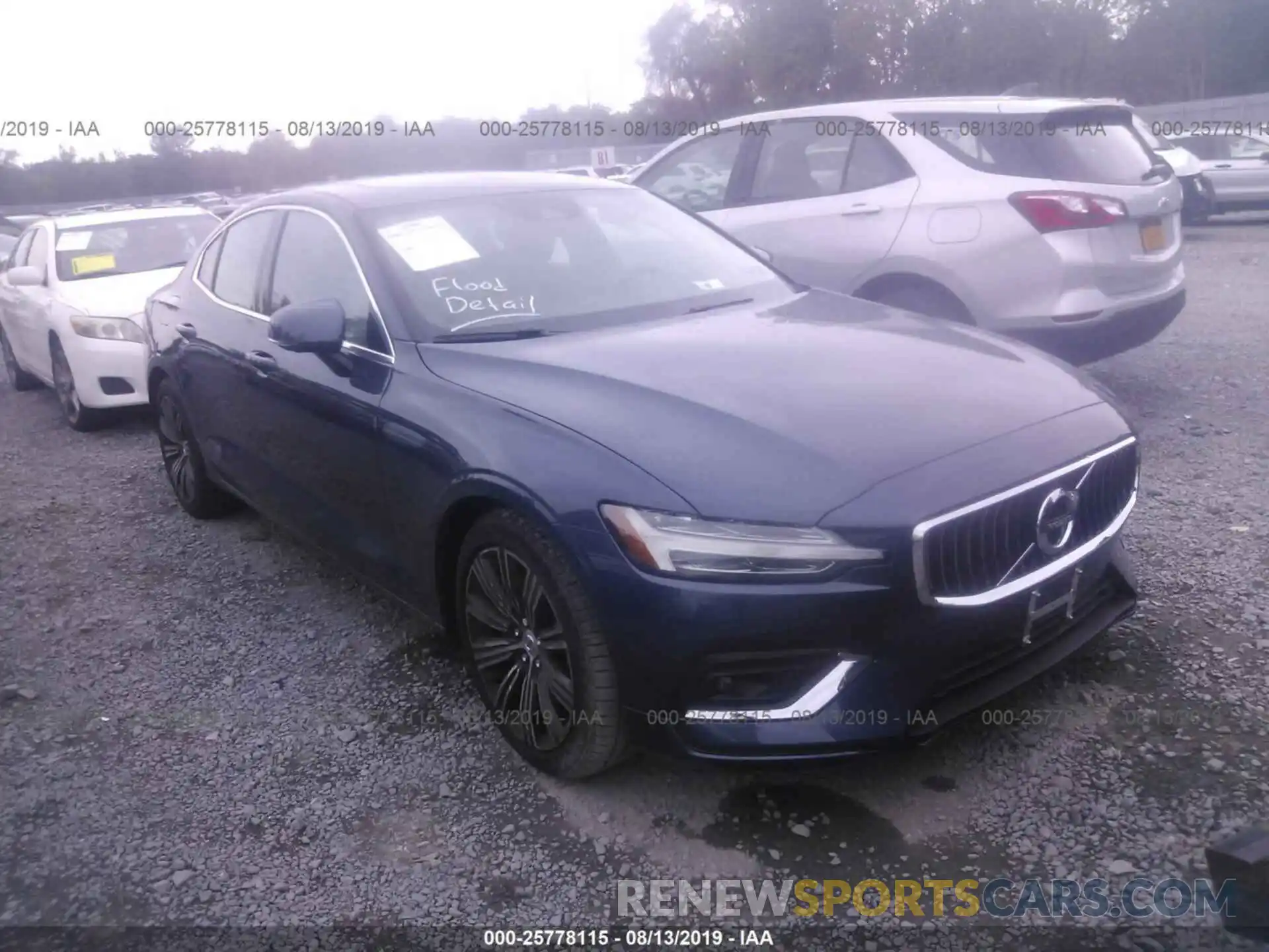 1 Photograph of a damaged car 7JRA22TL3KG015796 VOLVO S60 2019