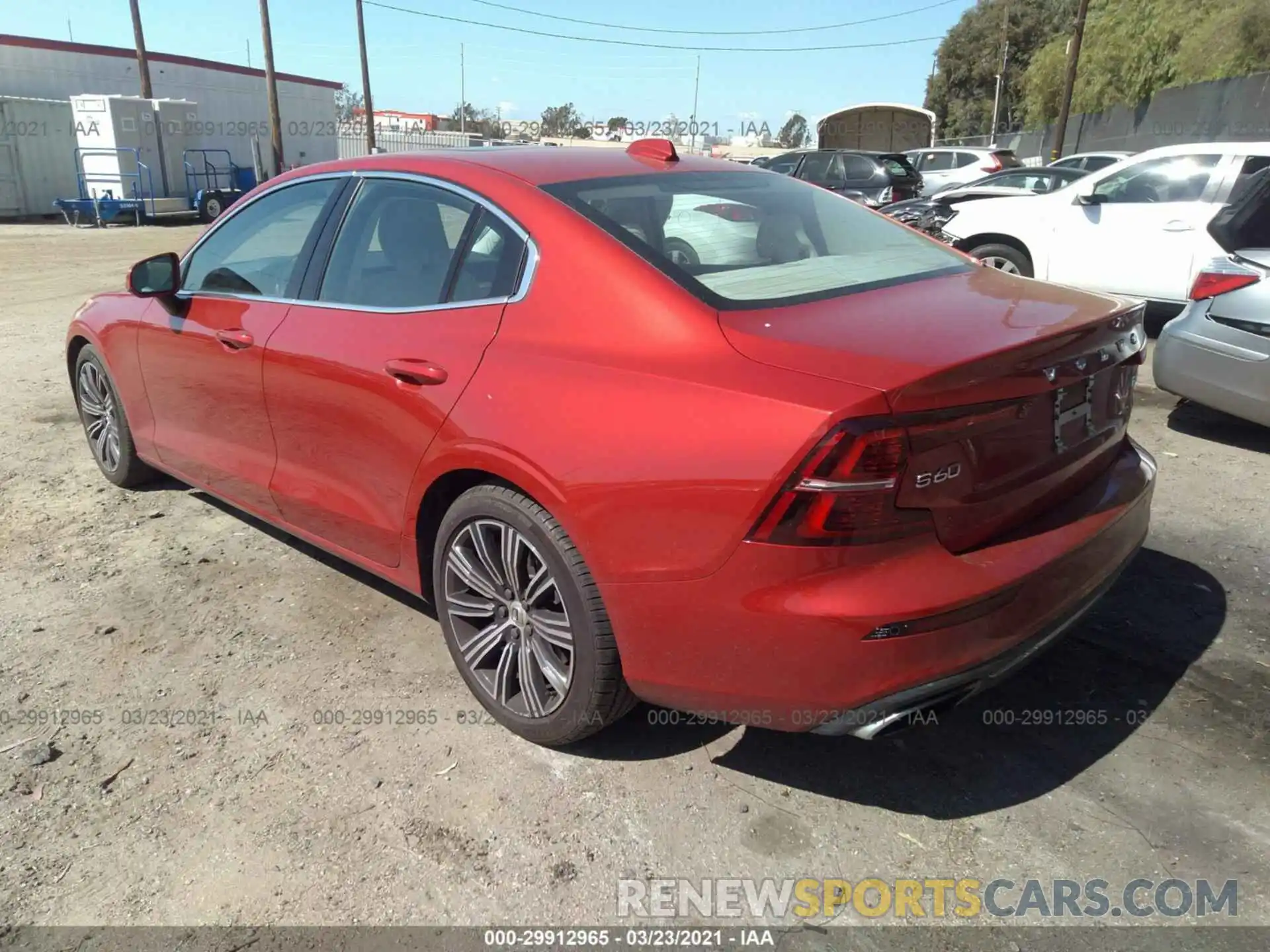 3 Photograph of a damaged car 7JRA22TL5KG010938 VOLVO S60 2019