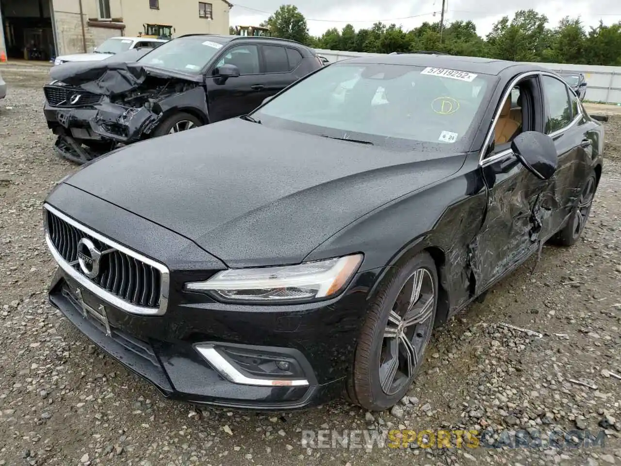 2 Photograph of a damaged car 7JRA22TL6KG001794 VOLVO S60 2019