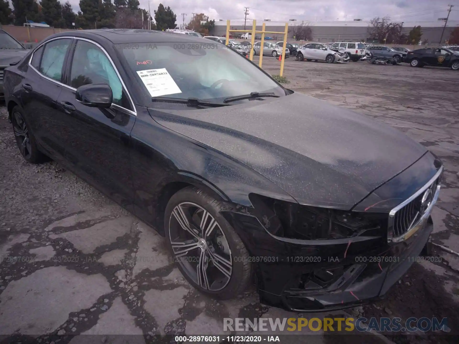 1 Photograph of a damaged car 7JRA22TL6KG005859 VOLVO S60 2019