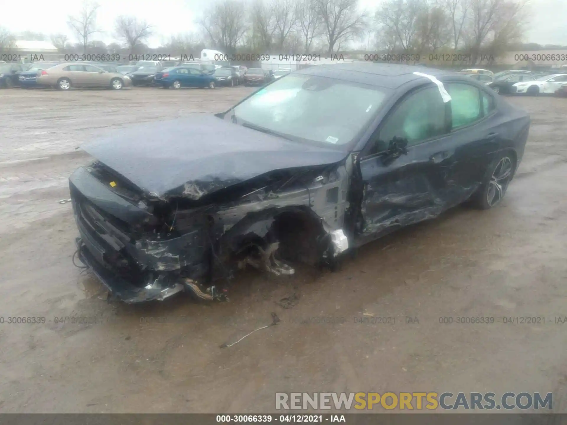 2 Photograph of a damaged car 7JRA22TM0KG013979 VOLVO S60 2019