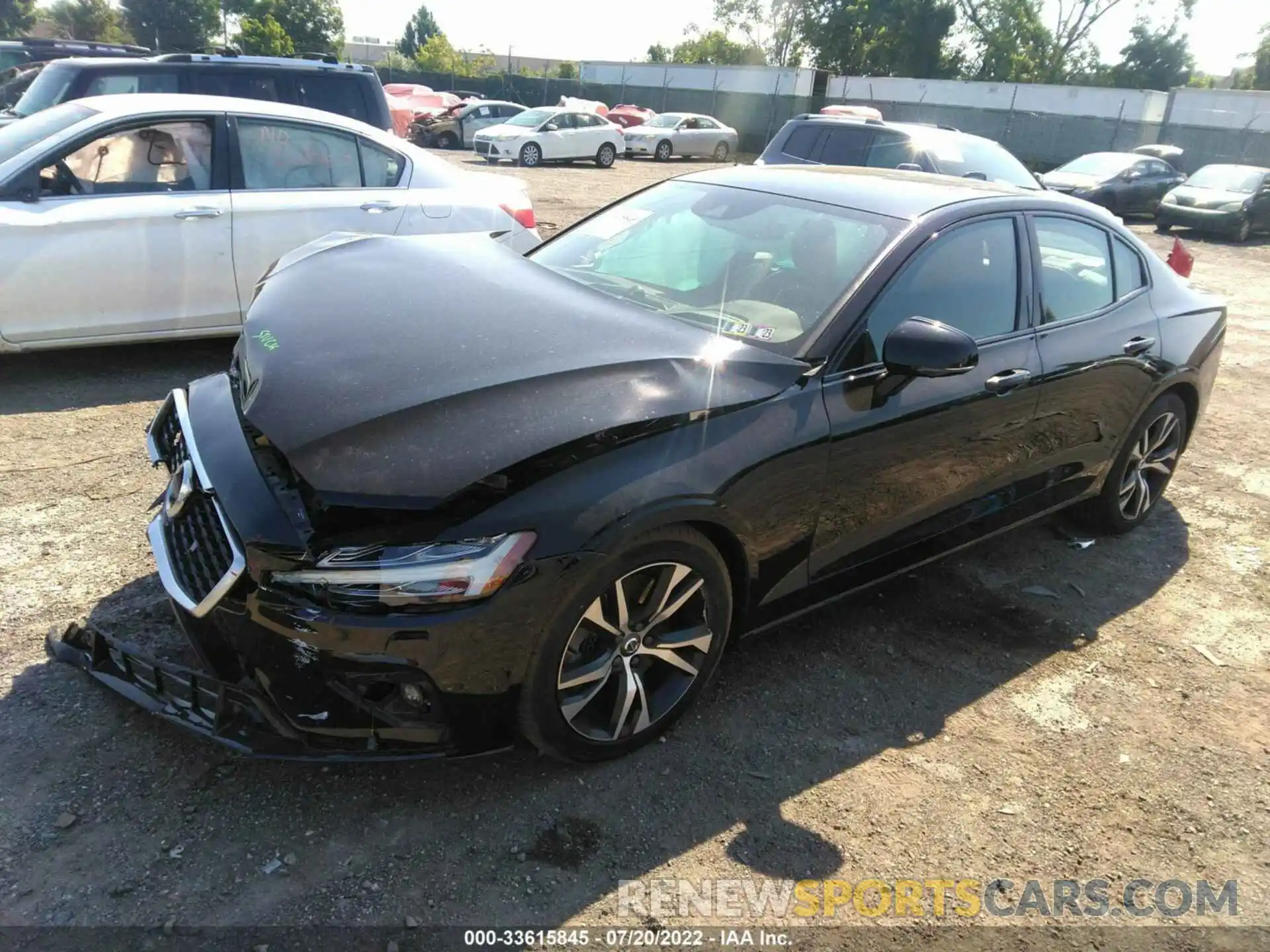 2 Photograph of a damaged car 7JRA22TM3KG006900 VOLVO S60 2019