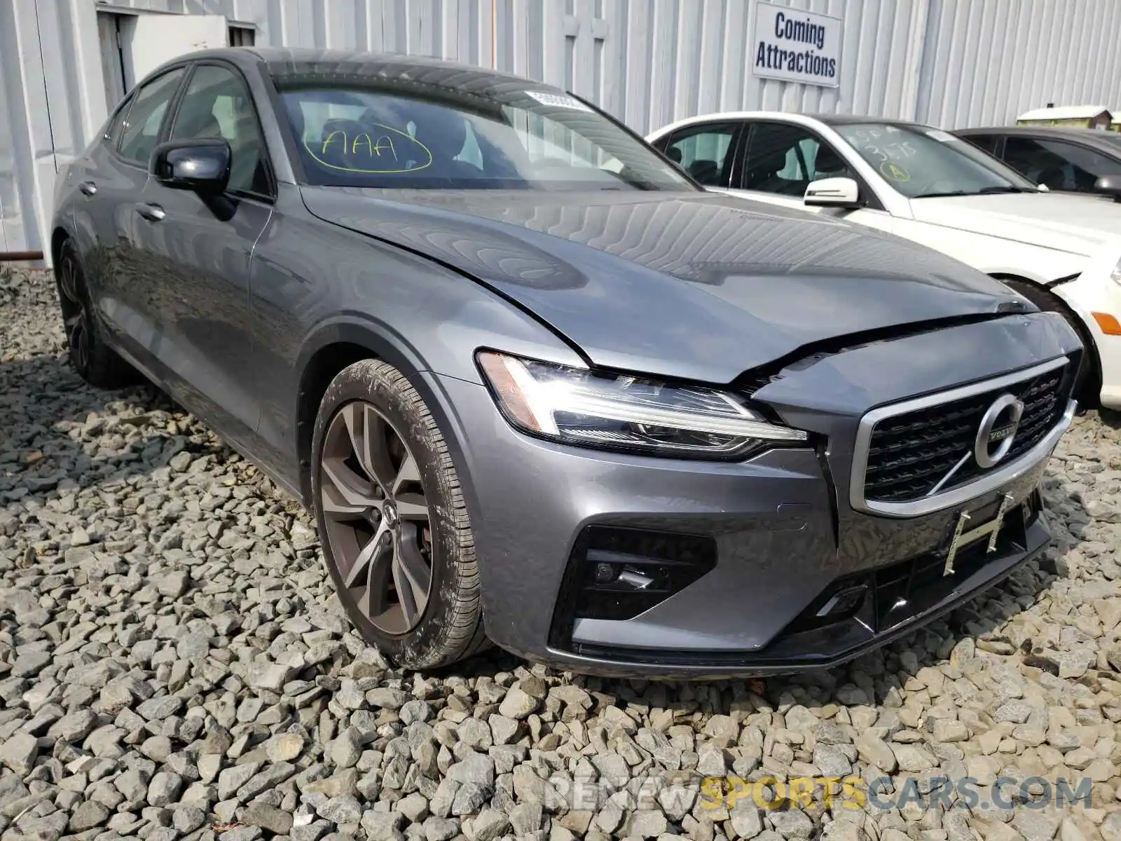 1 Photograph of a damaged car 7JRA22TM7KG007158 VOLVO S60 2019