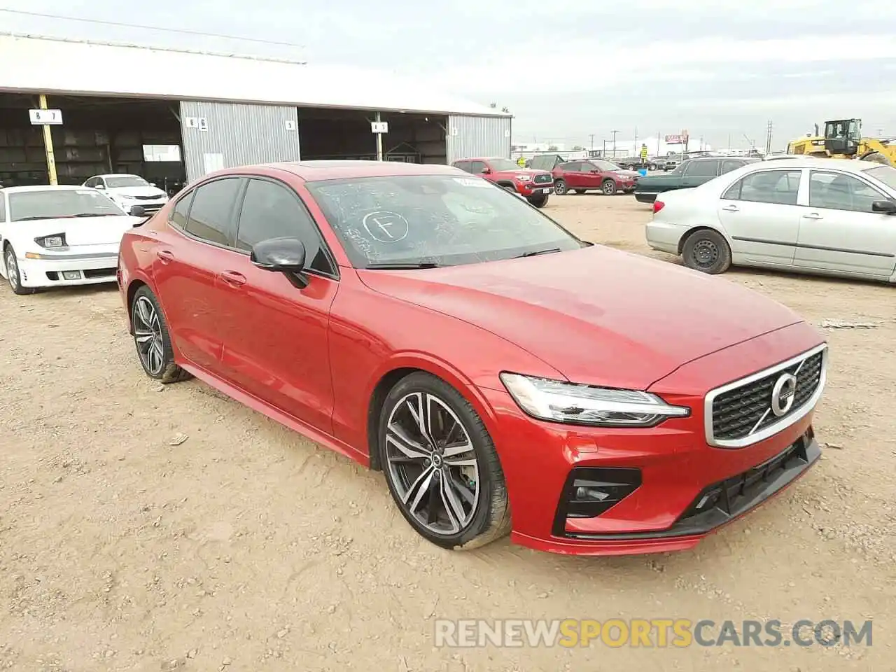 1 Photograph of a damaged car 7JRA22TMXKG000642 VOLVO S60 2019