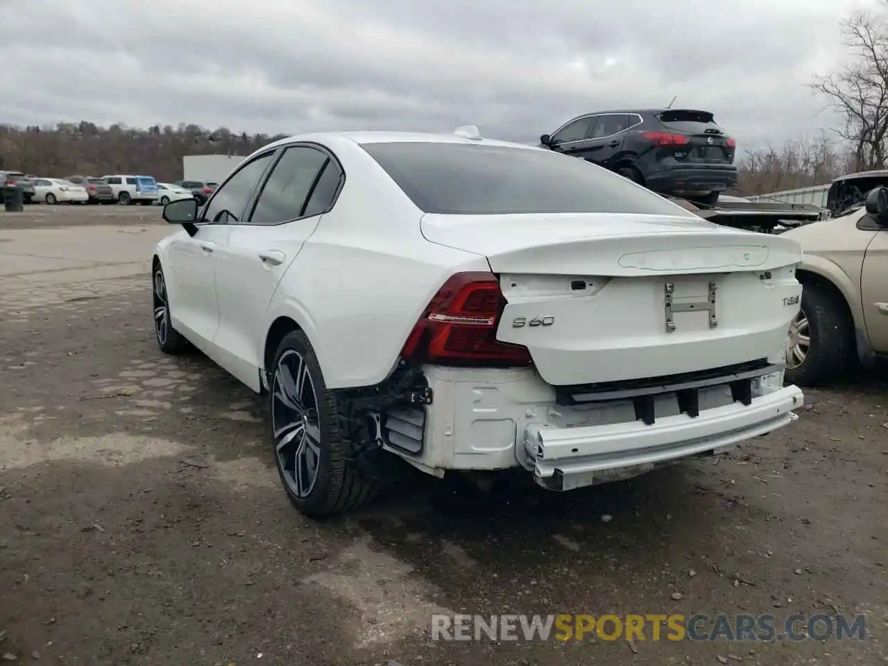 3 Фотография поврежденного автомобиля 7JRBR0FM5KG018451 VOLVO S60 2019