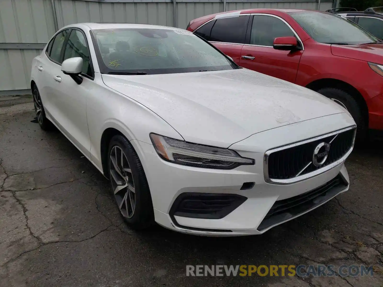 1 Photograph of a damaged car 7JR102FK0LG040567 VOLVO S60 2020