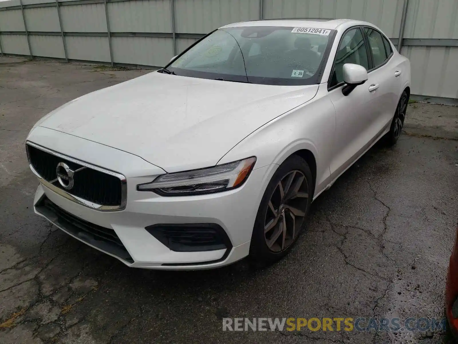 2 Photograph of a damaged car 7JR102FK0LG040567 VOLVO S60 2020