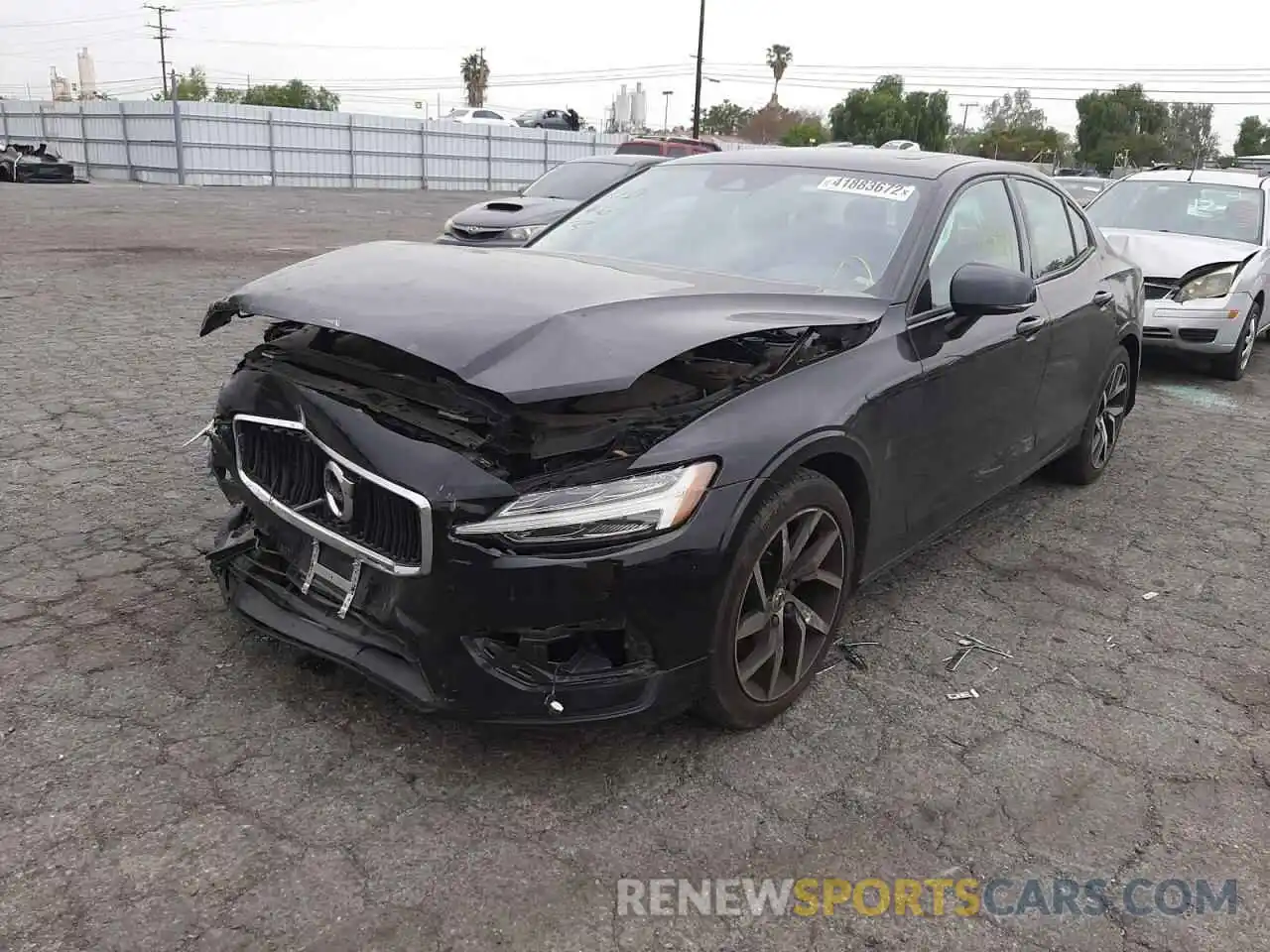 2 Photograph of a damaged car 7JR102FK0LG042612 VOLVO S60 2020