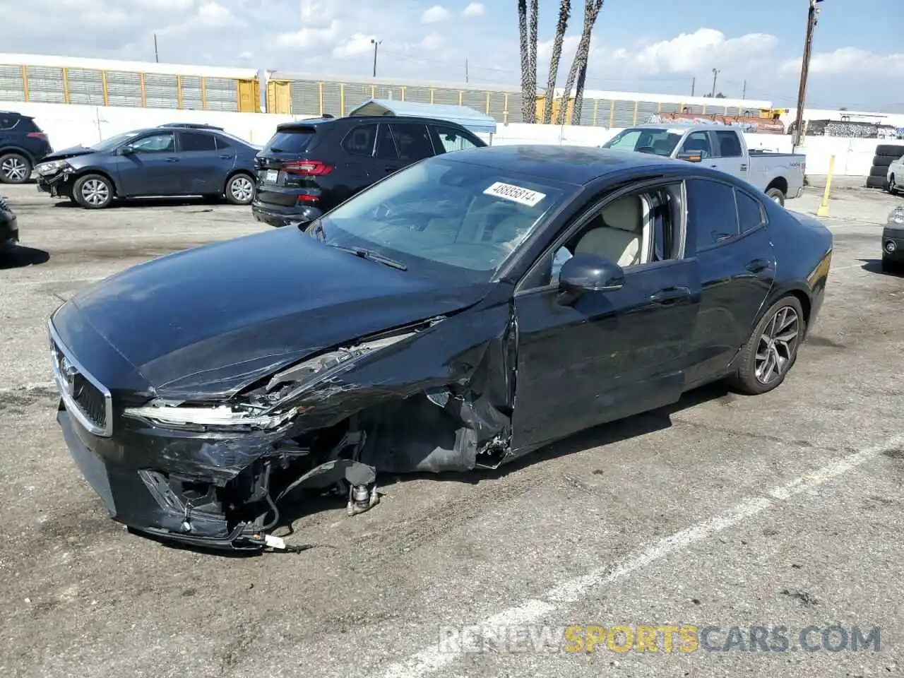 1 Photograph of a damaged car 7JR102FK0LG067719 VOLVO S60 2020