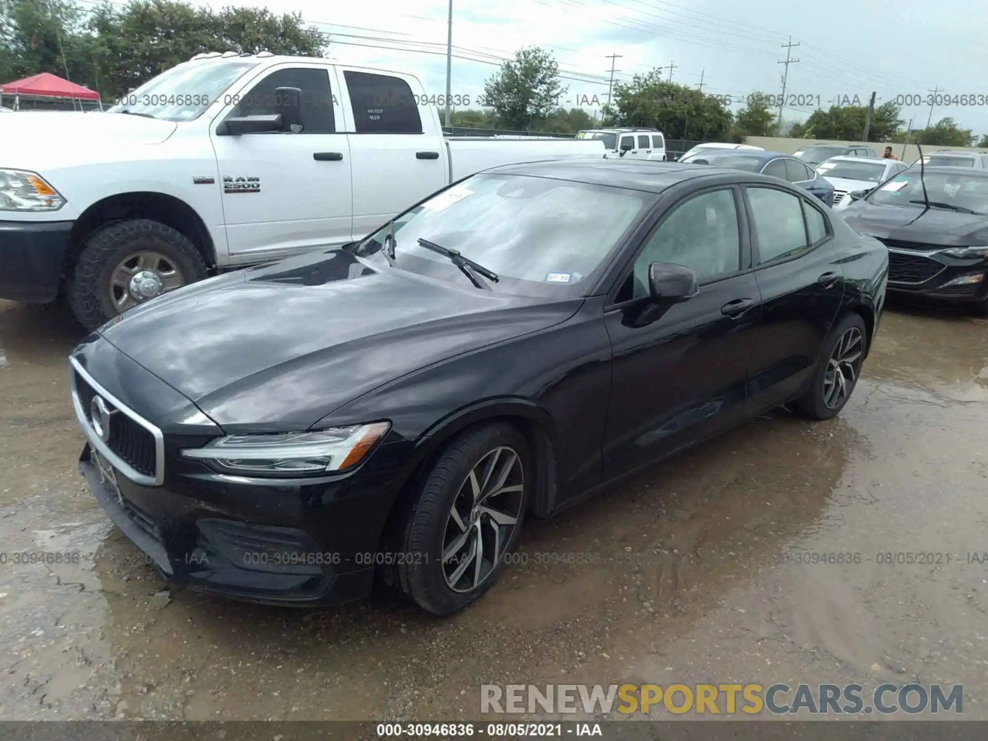 2 Photograph of a damaged car 7JR102FK2LG050176 VOLVO S60 2020