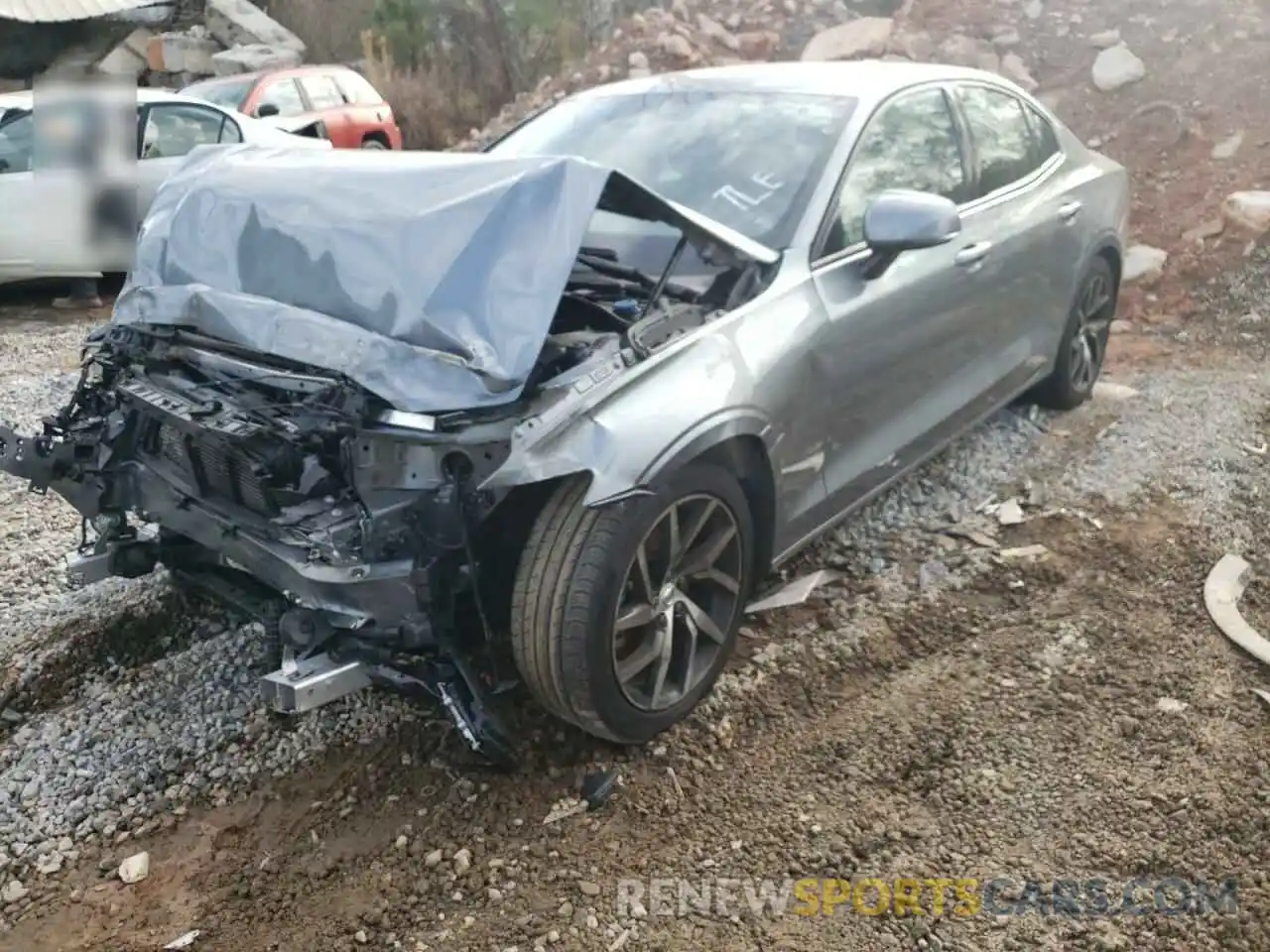 2 Photograph of a damaged car 7JR102FK2LG072565 VOLVO S60 2020