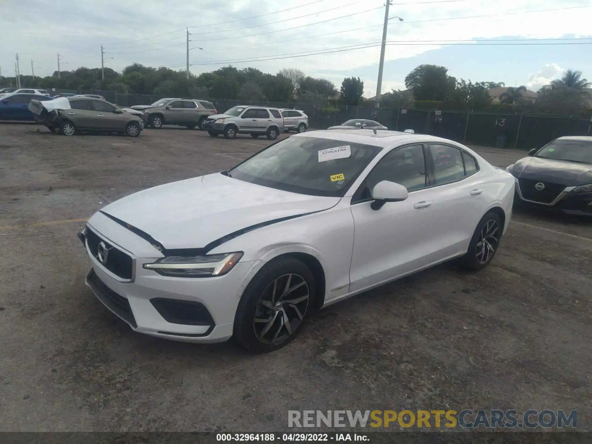 2 Photograph of a damaged car 7JR102FK4LG039678 VOLVO S60 2020