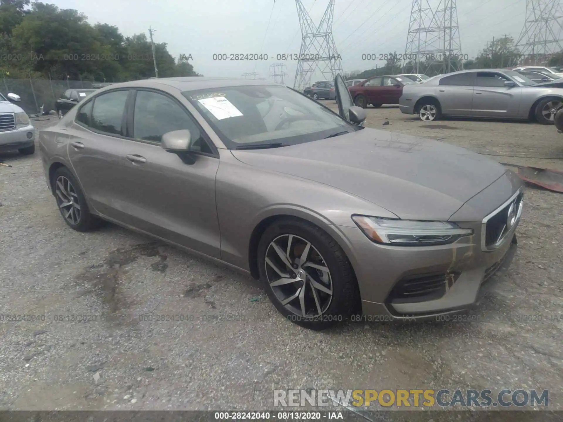 1 Photograph of a damaged car 7JR102FK4LG072535 VOLVO S60 2020