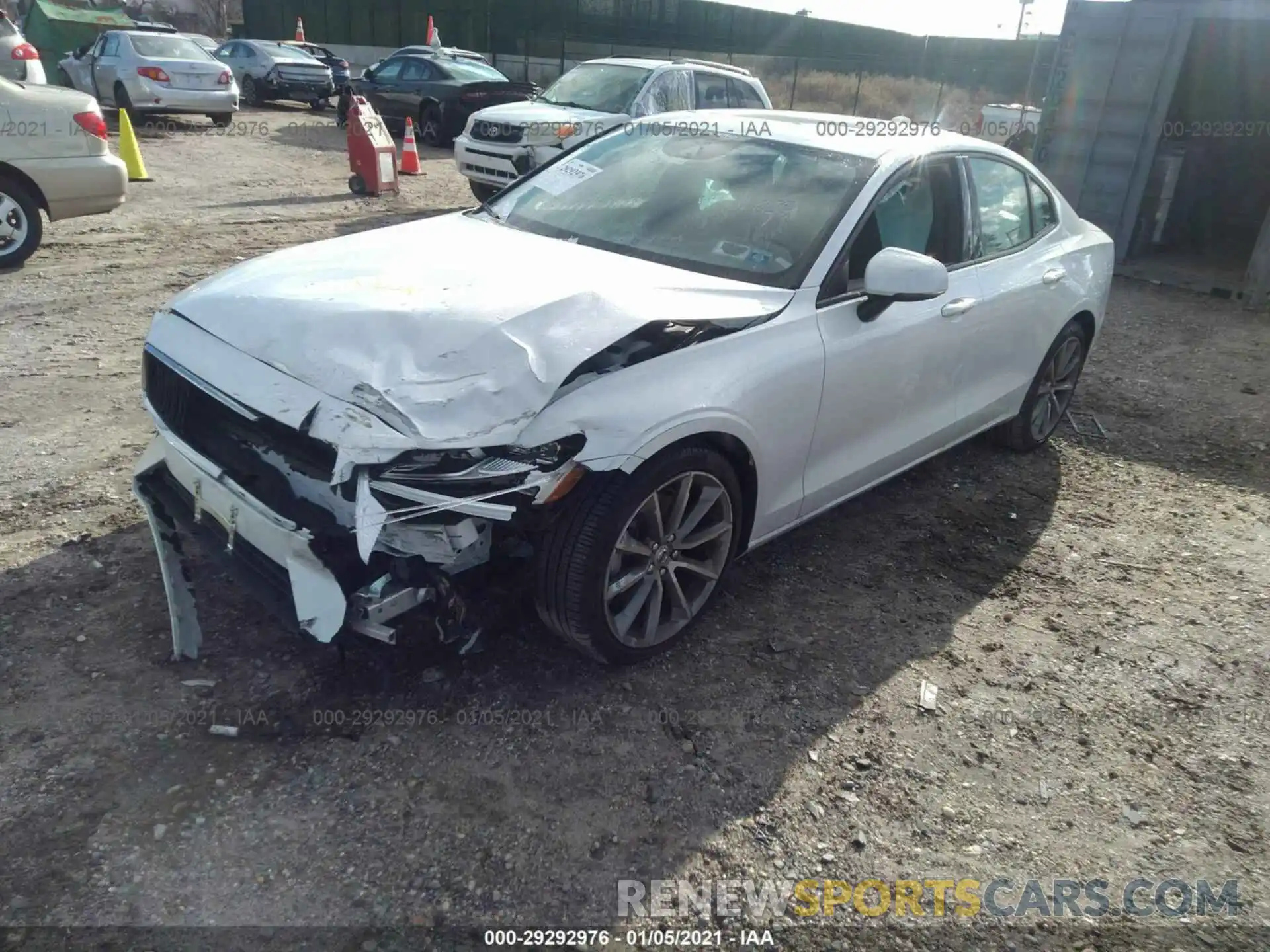 2 Photograph of a damaged car 7JR102FK5LG038183 VOLVO S60 2020