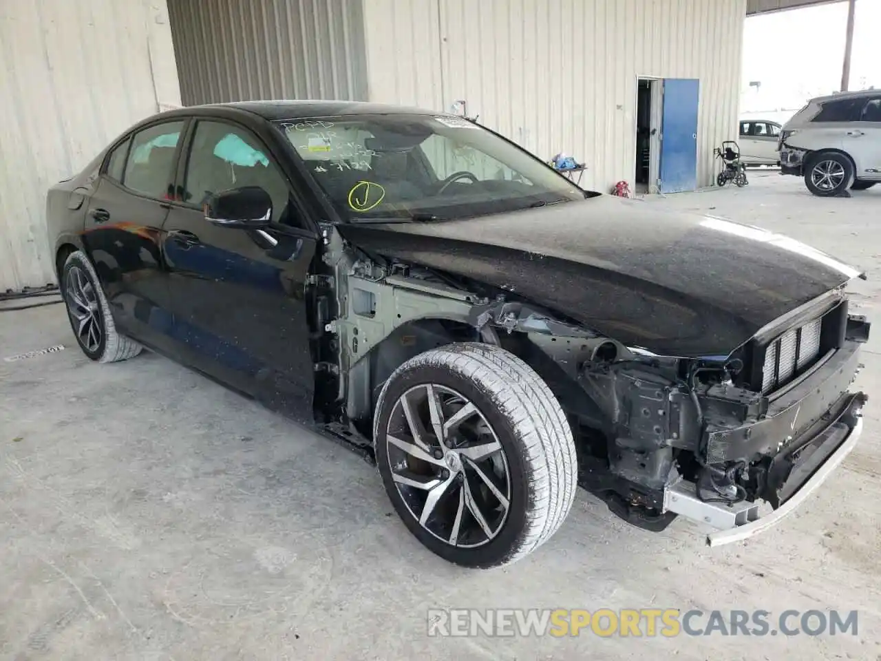 1 Photograph of a damaged car 7JR102FK6LG057129 VOLVO S60 2020