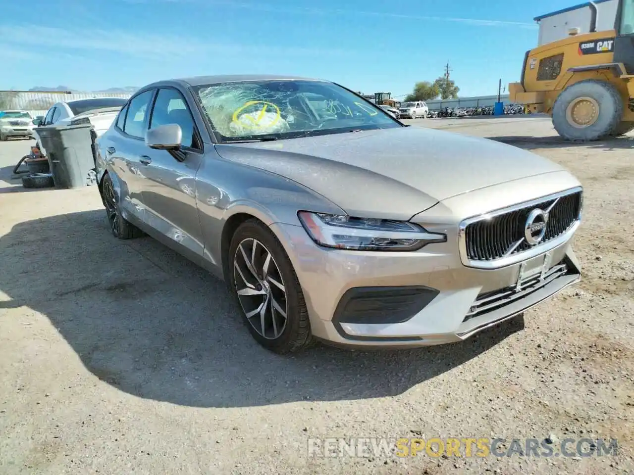 1 Photograph of a damaged car 7JR102FK6LG064145 VOLVO S60 2020