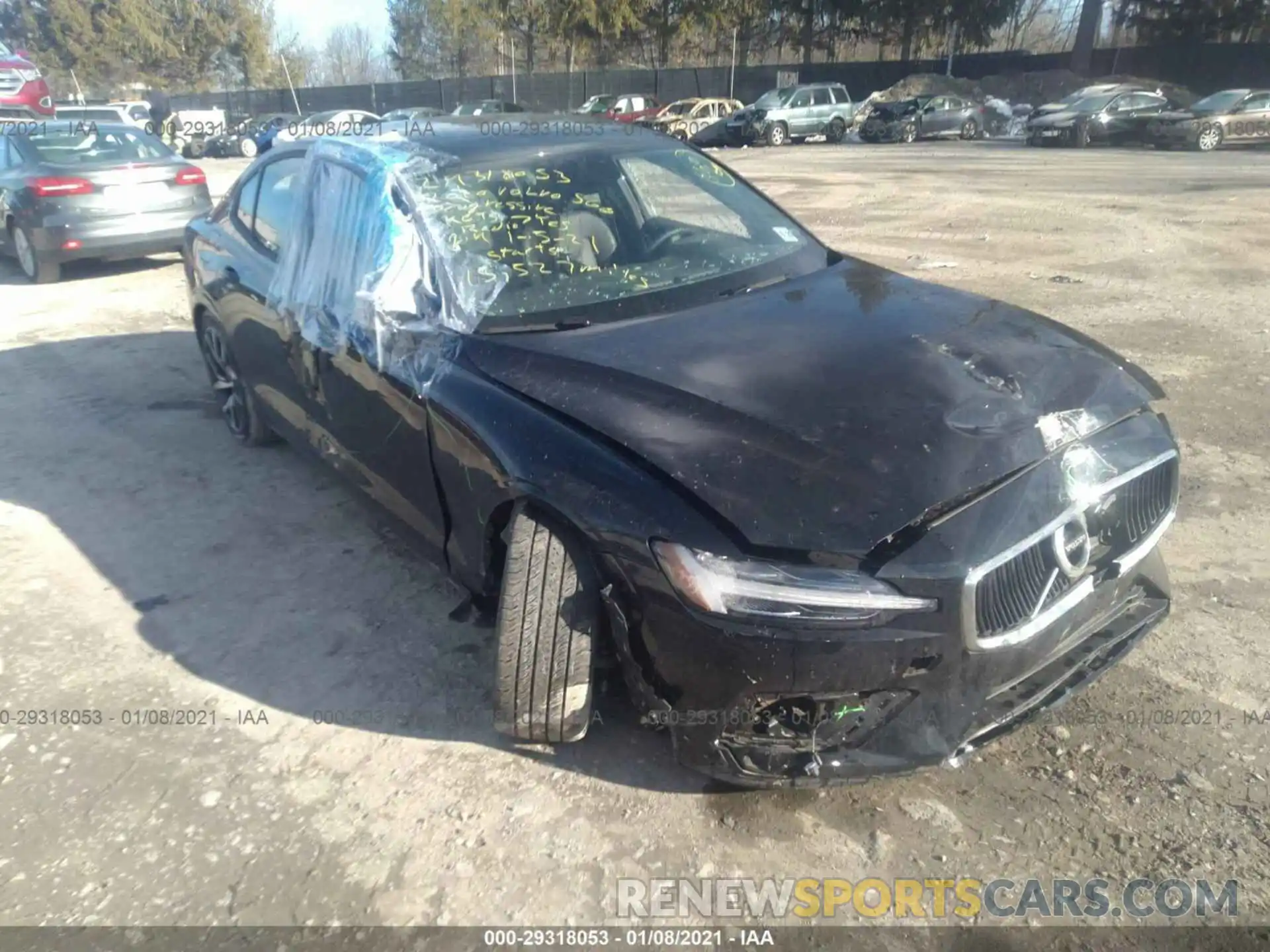 6 Photograph of a damaged car 7JR102FK6LG067921 VOLVO S60 2020