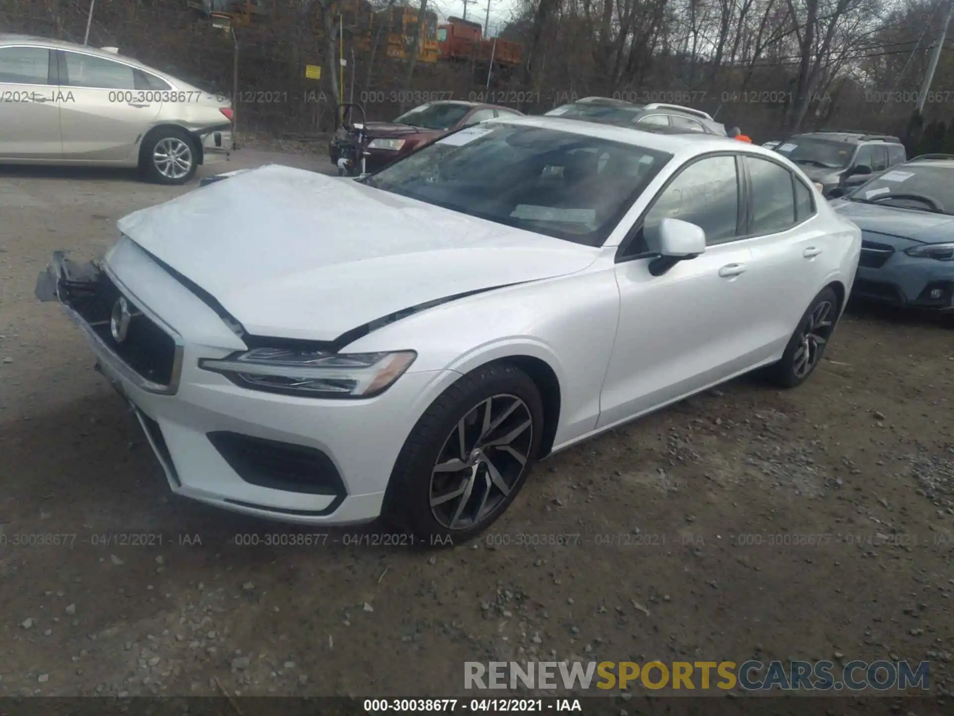 2 Photograph of a damaged car 7JR102FK7LG038007 VOLVO S60 2020