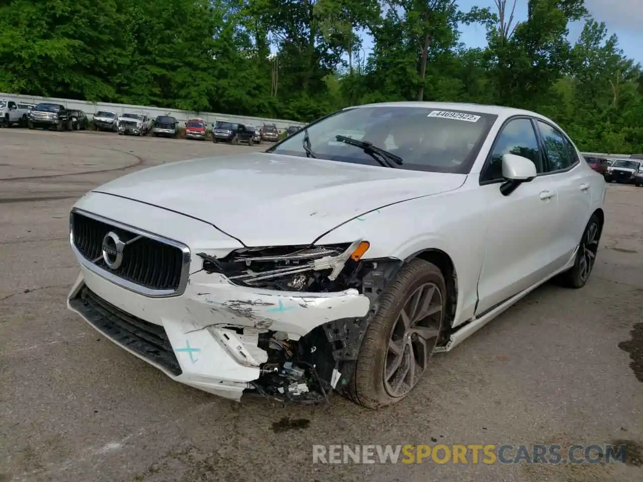 2 Photograph of a damaged car 7JRA22TK0LG033794 VOLVO S60 2020