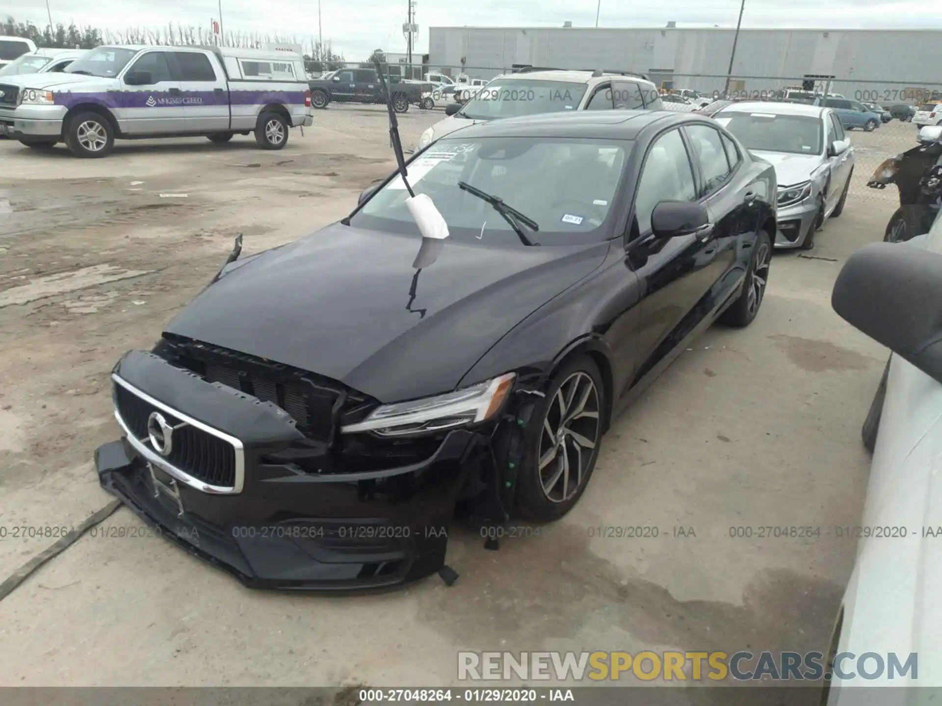 2 Photograph of a damaged car 7JRA22TK1LG033433 VOLVO S60 2020