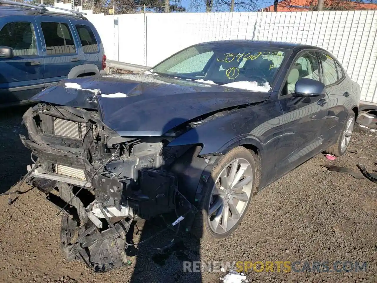 2 Photograph of a damaged car 7JRA22TK1LG037580 VOLVO S60 2020