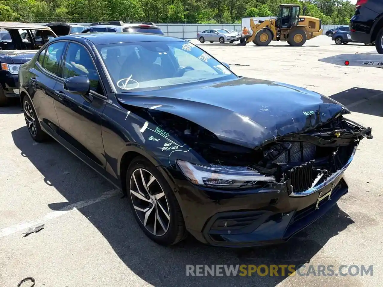 1 Photograph of a damaged car 7JRA22TK3LG057829 VOLVO S60 2020