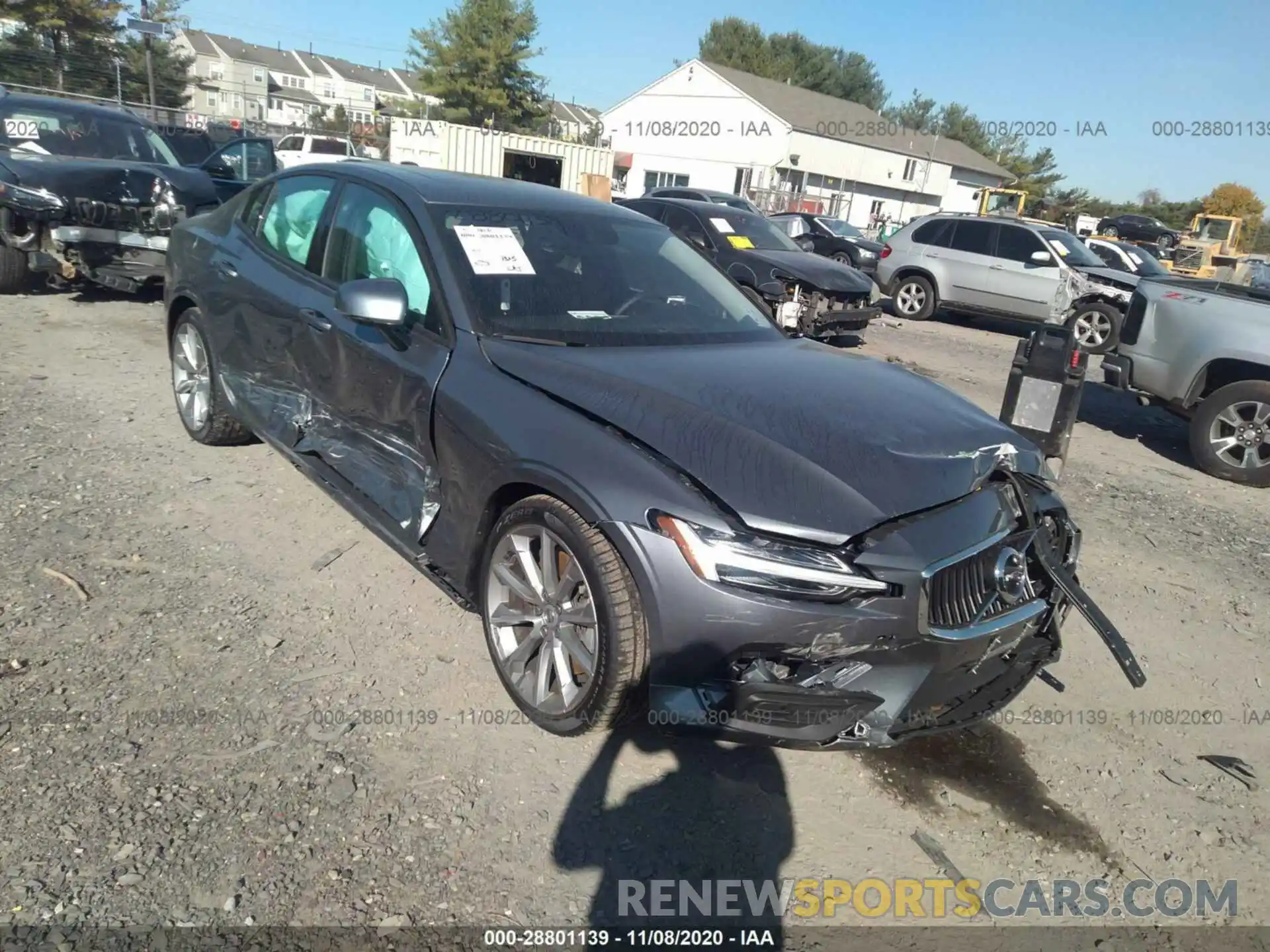 1 Photograph of a damaged car 7JRA22TK5LG050610 VOLVO S60 2020