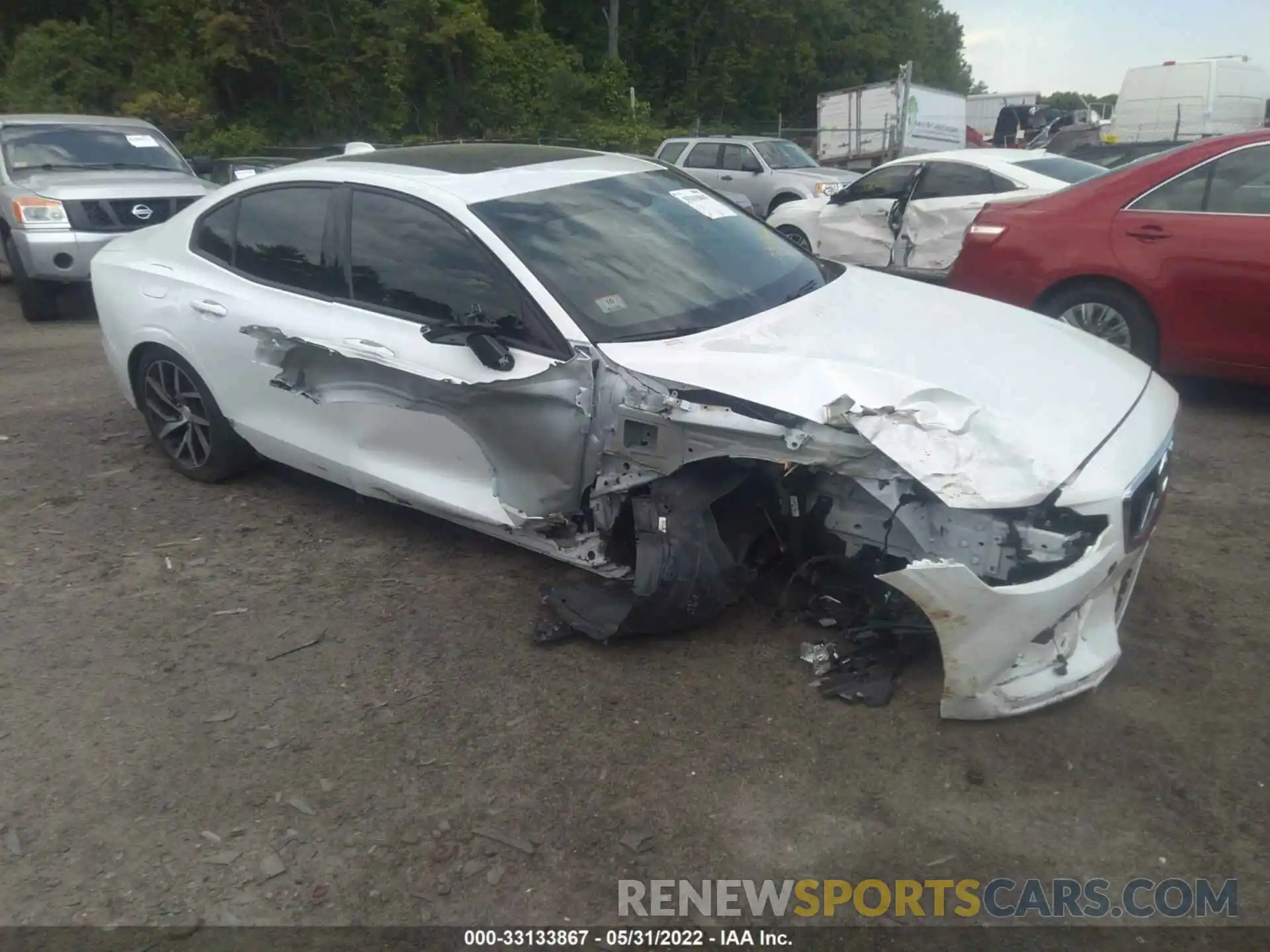 1 Photograph of a damaged car 7JRA22TK6LG063253 VOLVO S60 2020