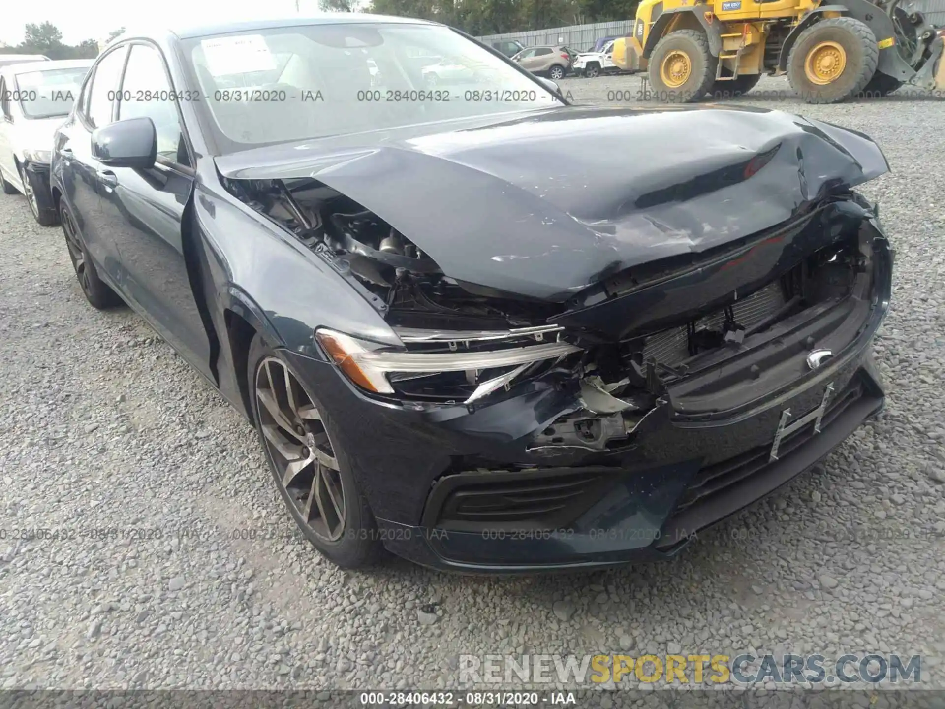 1 Photograph of a damaged car 7JRA22TK6LG063348 VOLVO S60 2020