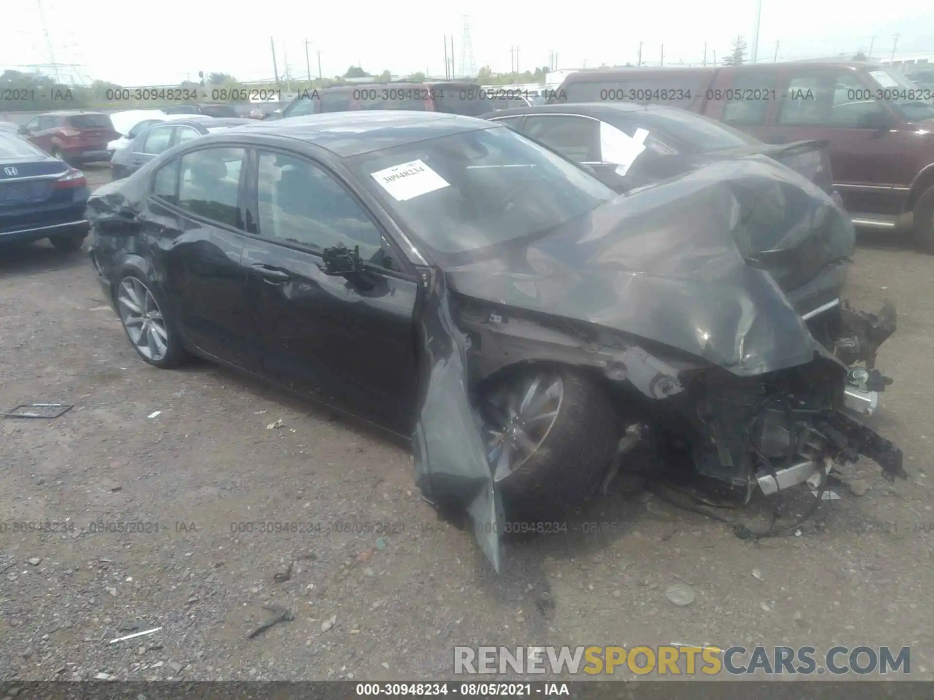 1 Photograph of a damaged car 7JRA22TK7LG048101 VOLVO S60 2020