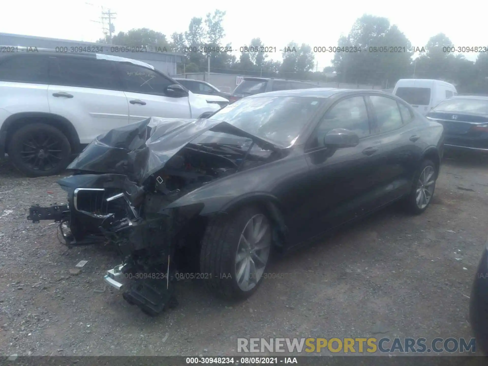 2 Photograph of a damaged car 7JRA22TK7LG048101 VOLVO S60 2020