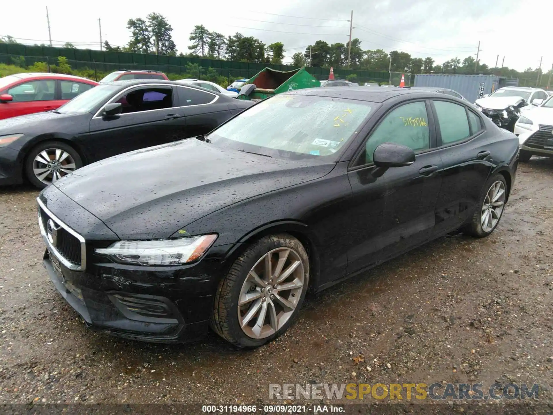 2 Photograph of a damaged car 7JRA22TK9LG048584 VOLVO S60 2020