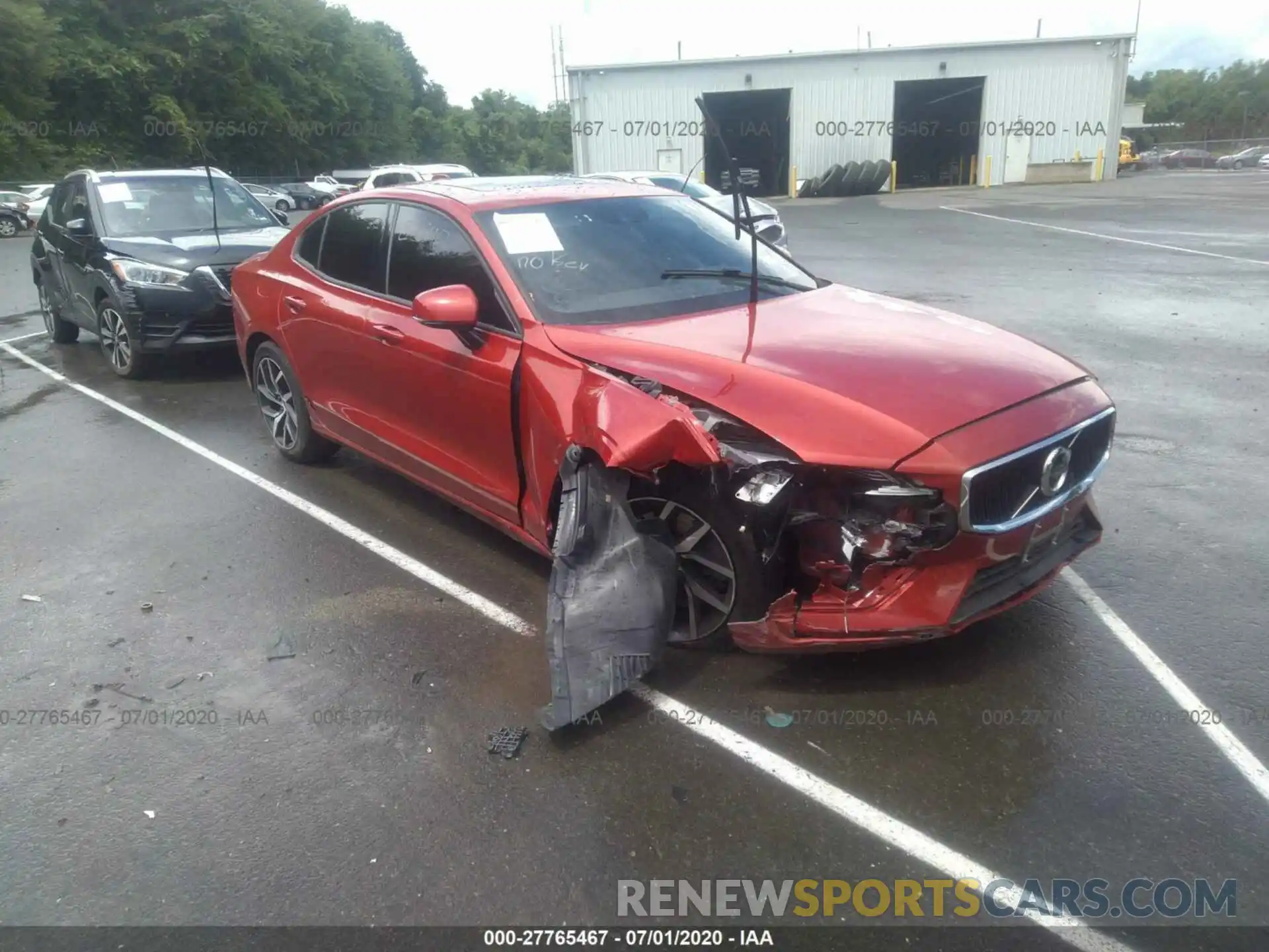 1 Photograph of a damaged car 7JRA22TKXLG032314 VOLVO S60 2020