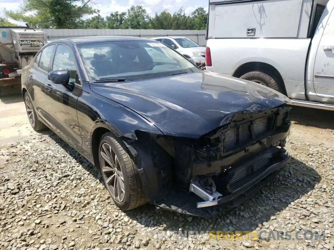 1 Photograph of a damaged car 7JR102FK1MG095479 VOLVO S60 2021