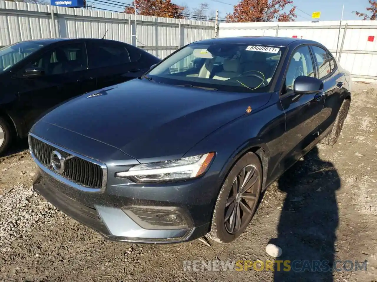 2 Photograph of a damaged car 7JR102FK2MG102889 VOLVO S60 2021