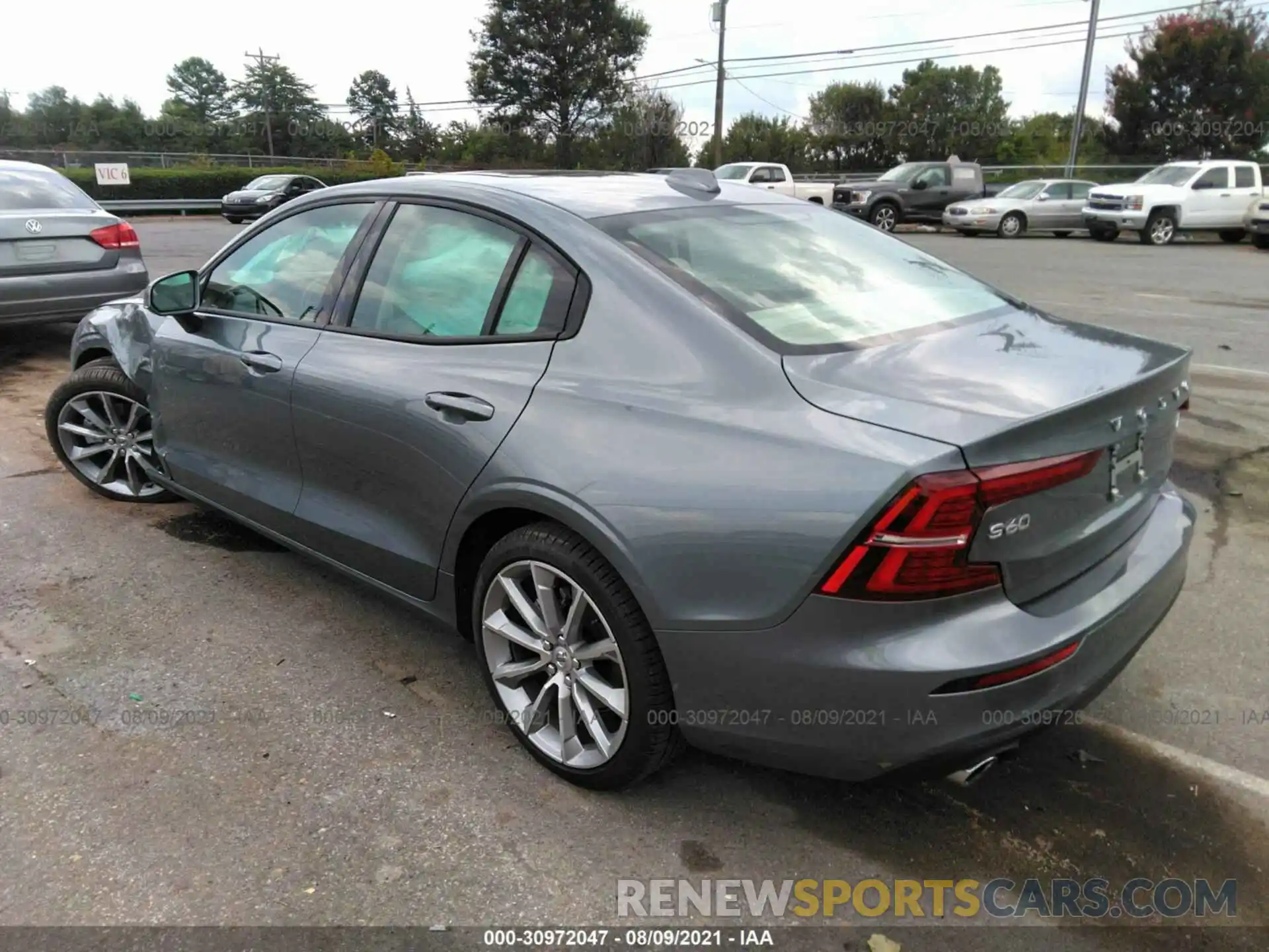 3 Photograph of a damaged car 7JR102FK4MG093662 VOLVO S60 2021