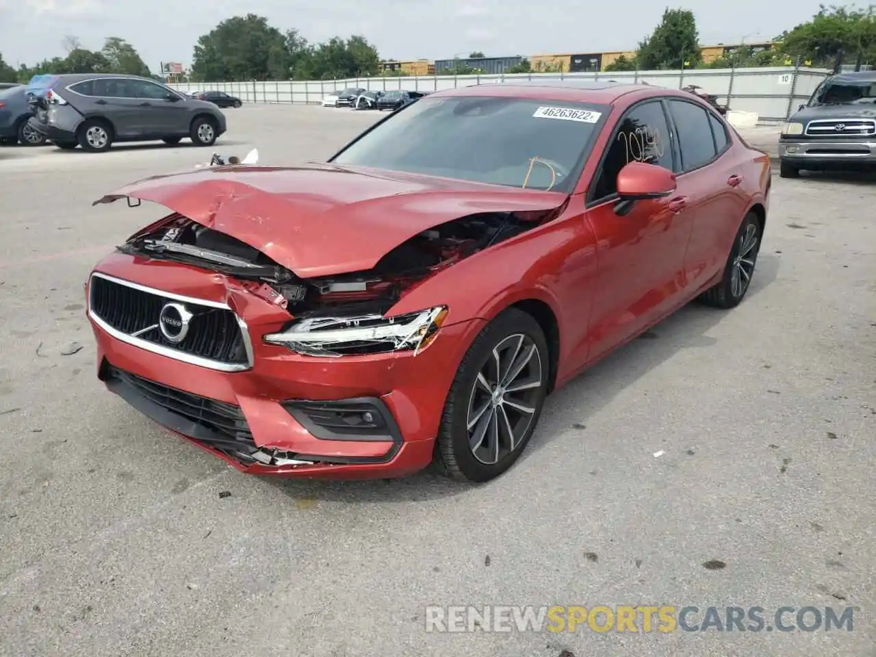 2 Photograph of a damaged car 7JR102FK7MG092067 VOLVO S60 2021