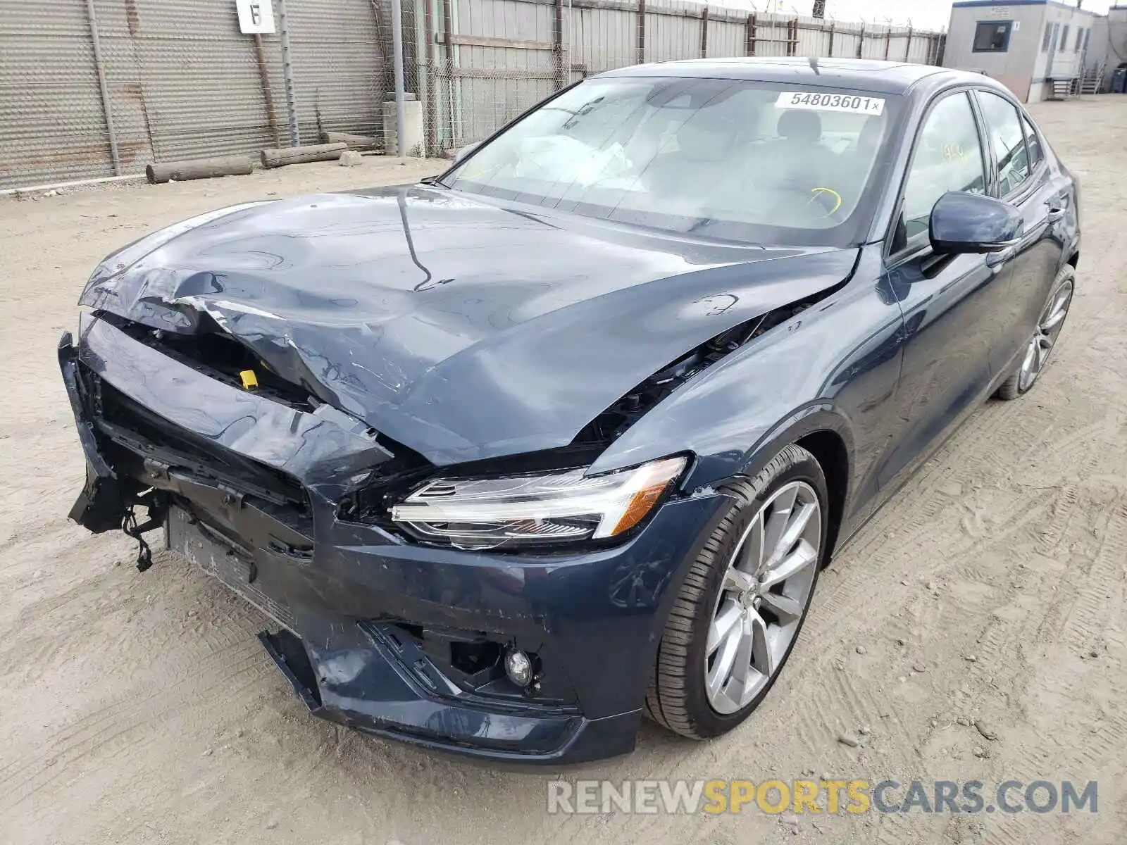 2 Photograph of a damaged car 7JR102FKXMG102476 VOLVO S60 2021