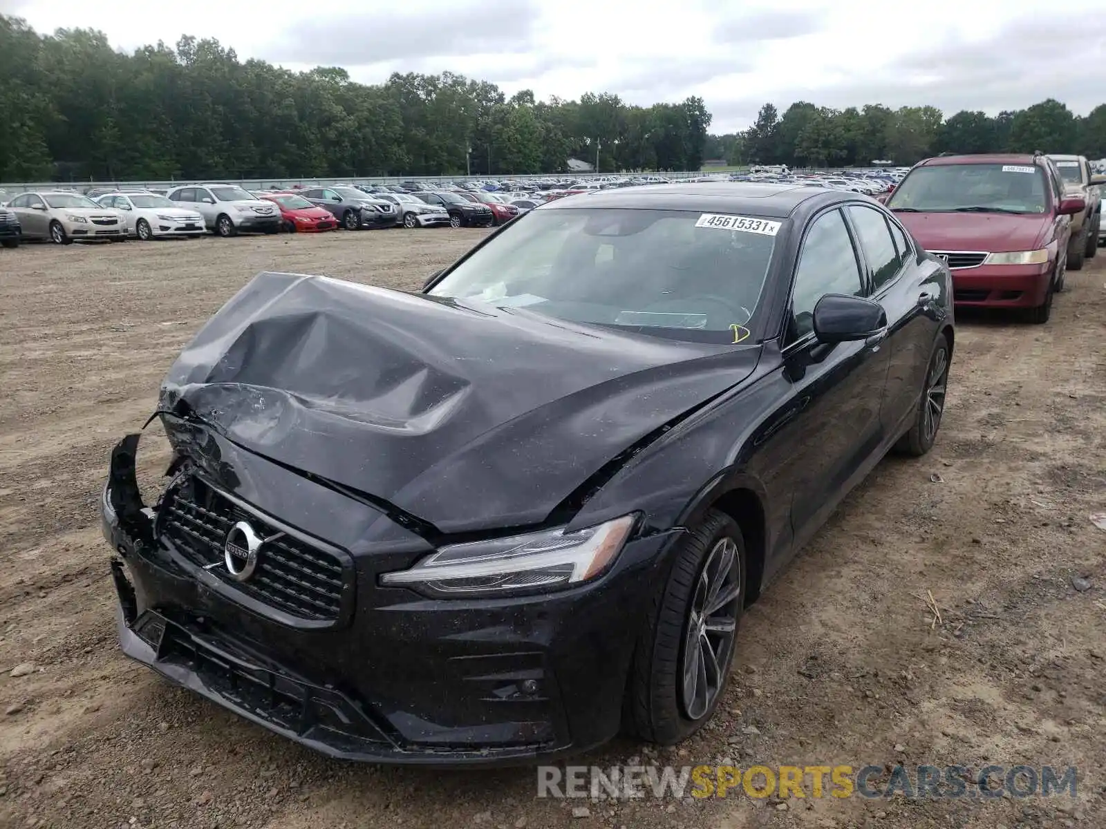 2 Photograph of a damaged car 7JR102FZ7MG109060 VOLVO S60 2021