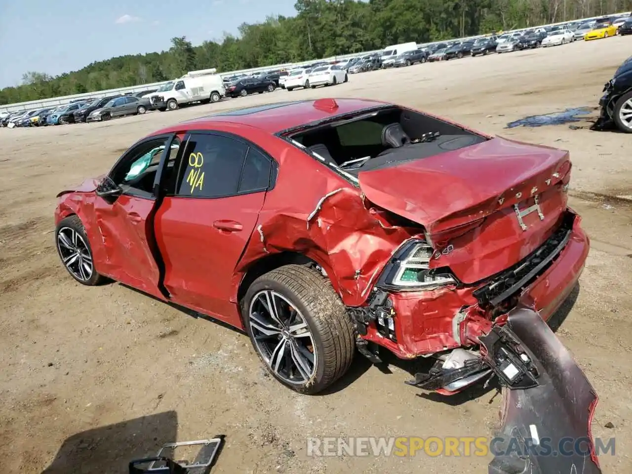 3 Photograph of a damaged car 7JR102TMXMG126704 VOLVO S60 2021