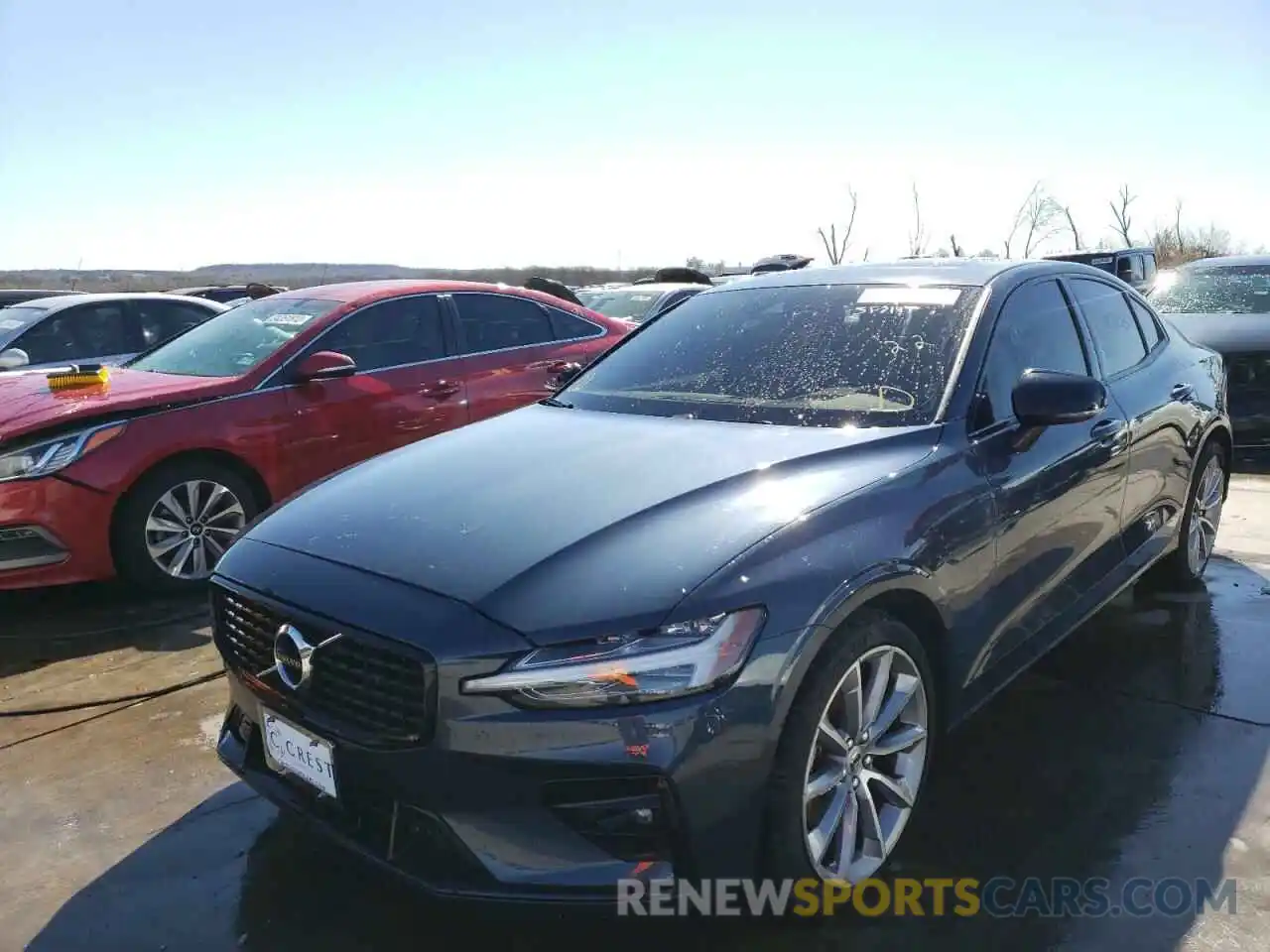 2 Photograph of a damaged car 7JR102TZ1MG103615 VOLVO S60 2021