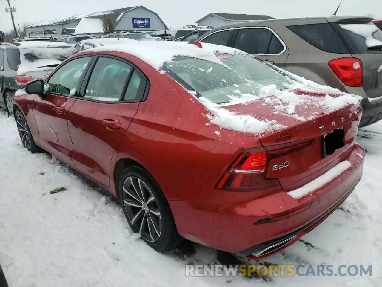 3 Photograph of a damaged car 7JR102TZ7MG126896 VOLVO S60 2021