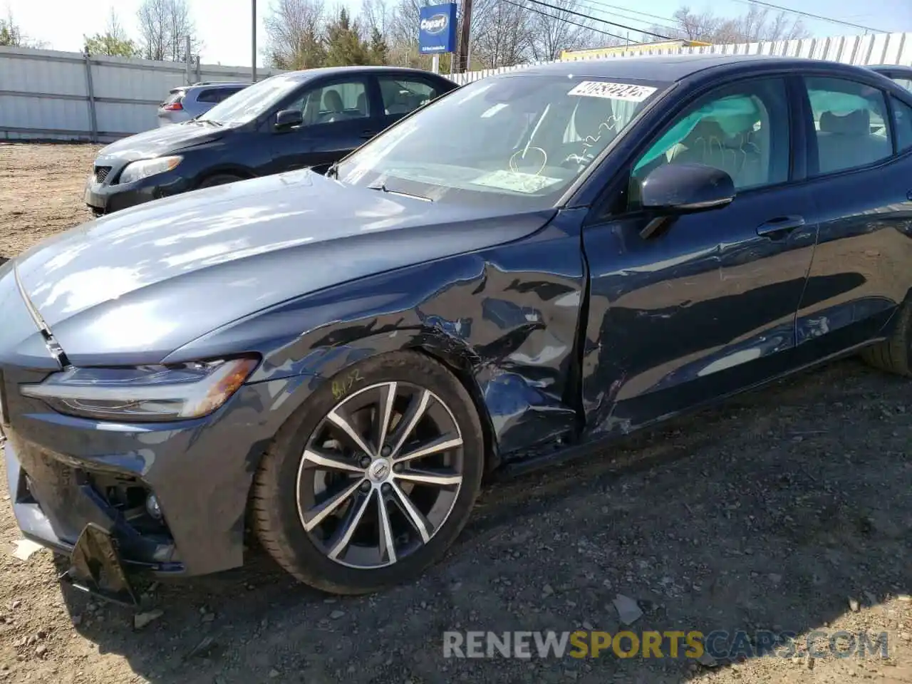 9 Photograph of a damaged car 7JR102TZ9MG109727 VOLVO S60 2021