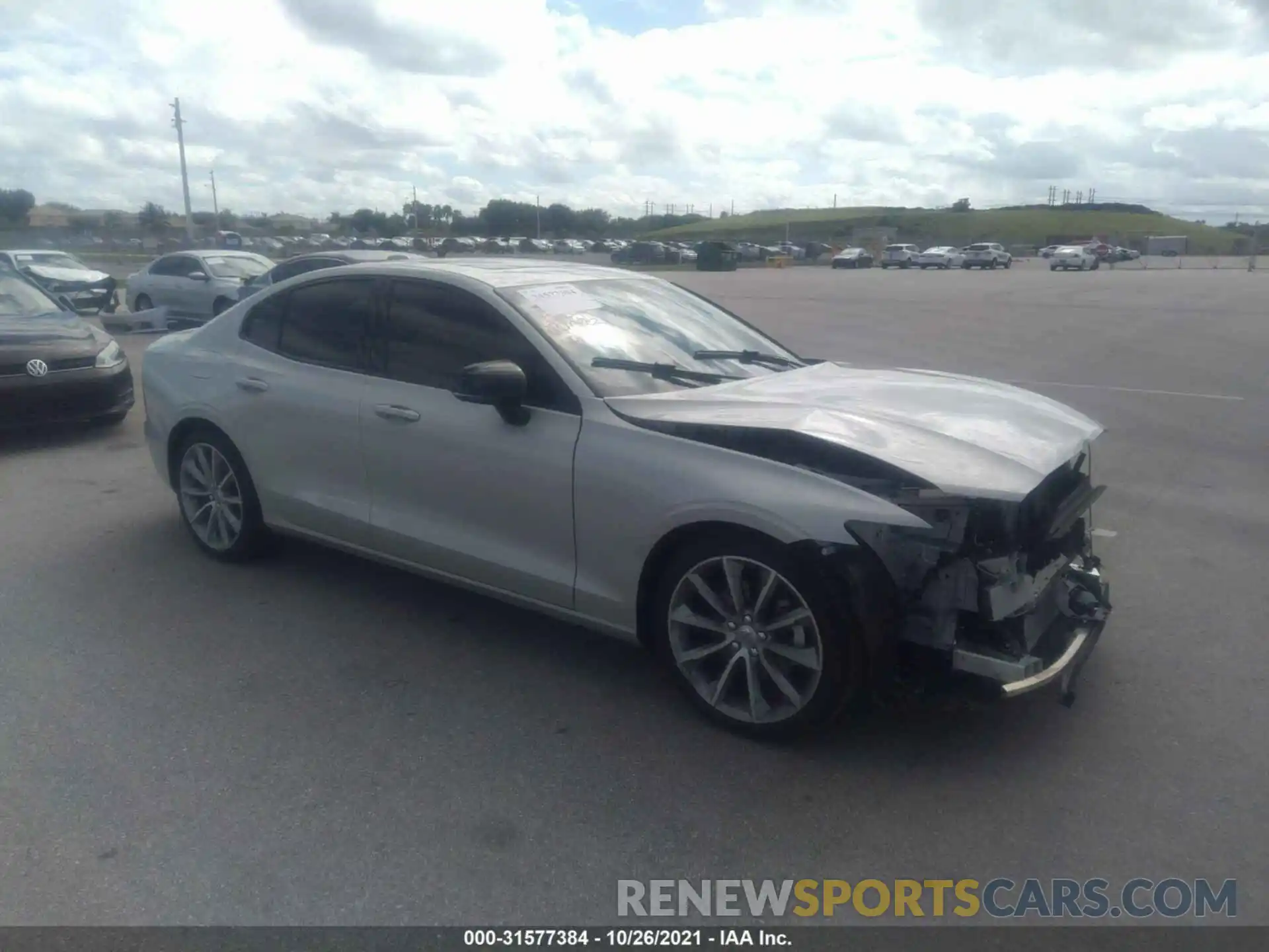 1 Photograph of a damaged car 7JR102TZ9MG112479 VOLVO S60 2021