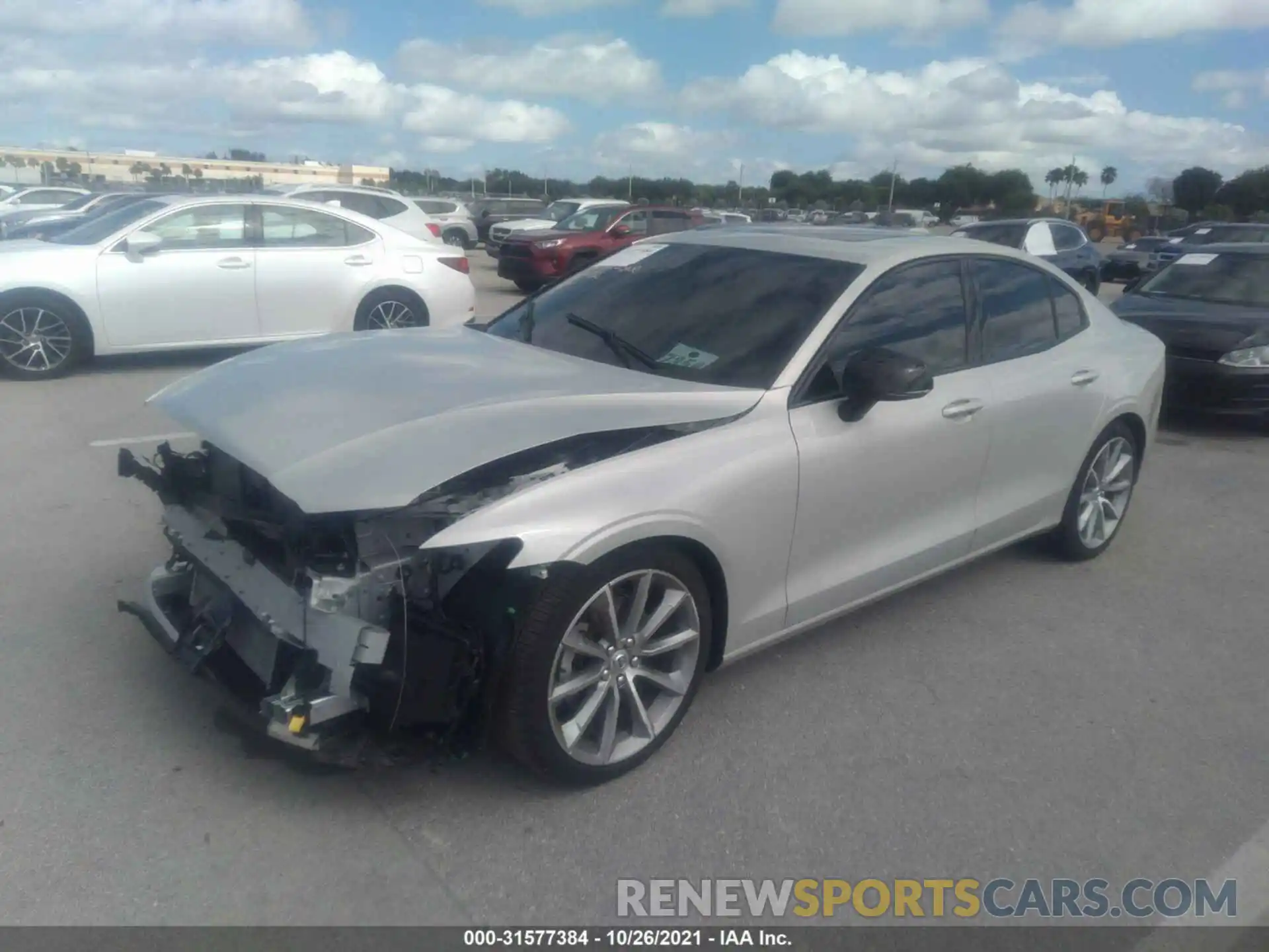 2 Photograph of a damaged car 7JR102TZ9MG112479 VOLVO S60 2021