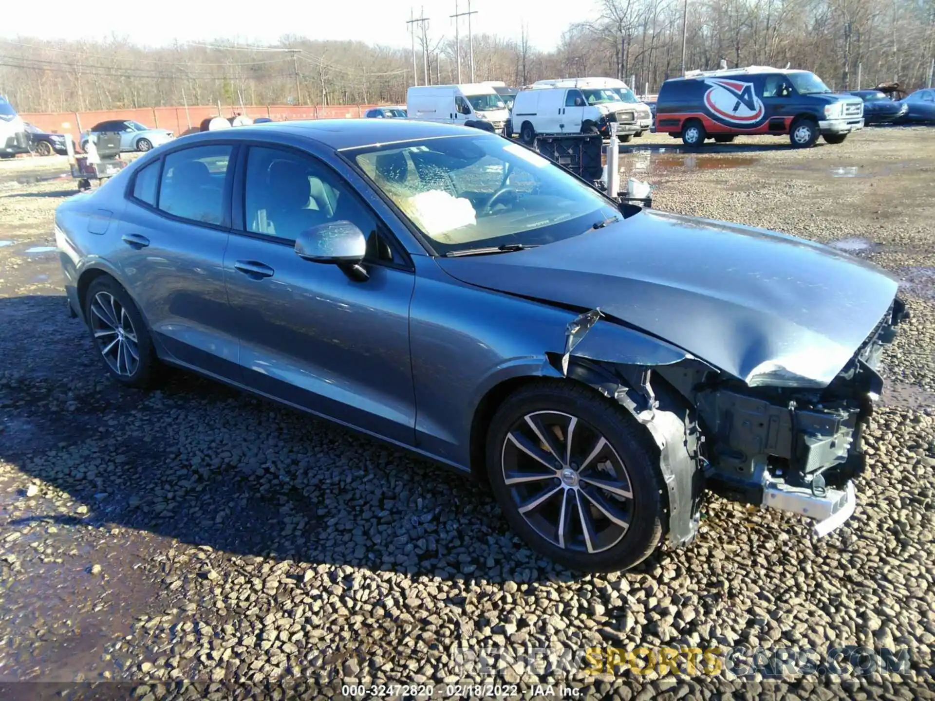 1 Photograph of a damaged car 7JRA22TK4MG092638 VOLVO S60 2021