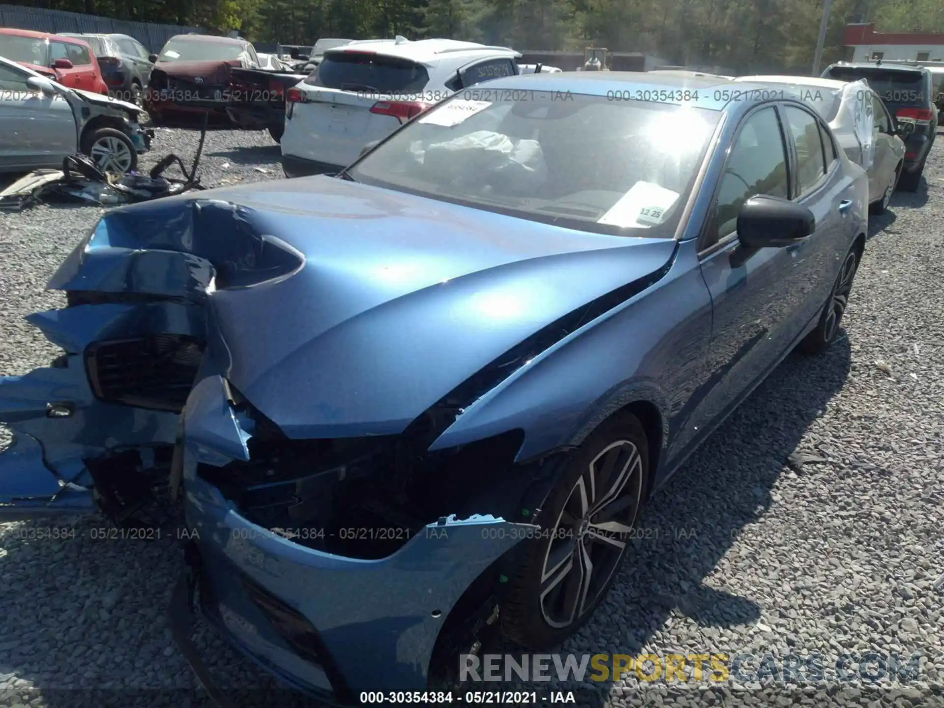 2 Photograph of a damaged car 7JRA22TM3MG096486 VOLVO S60 2021